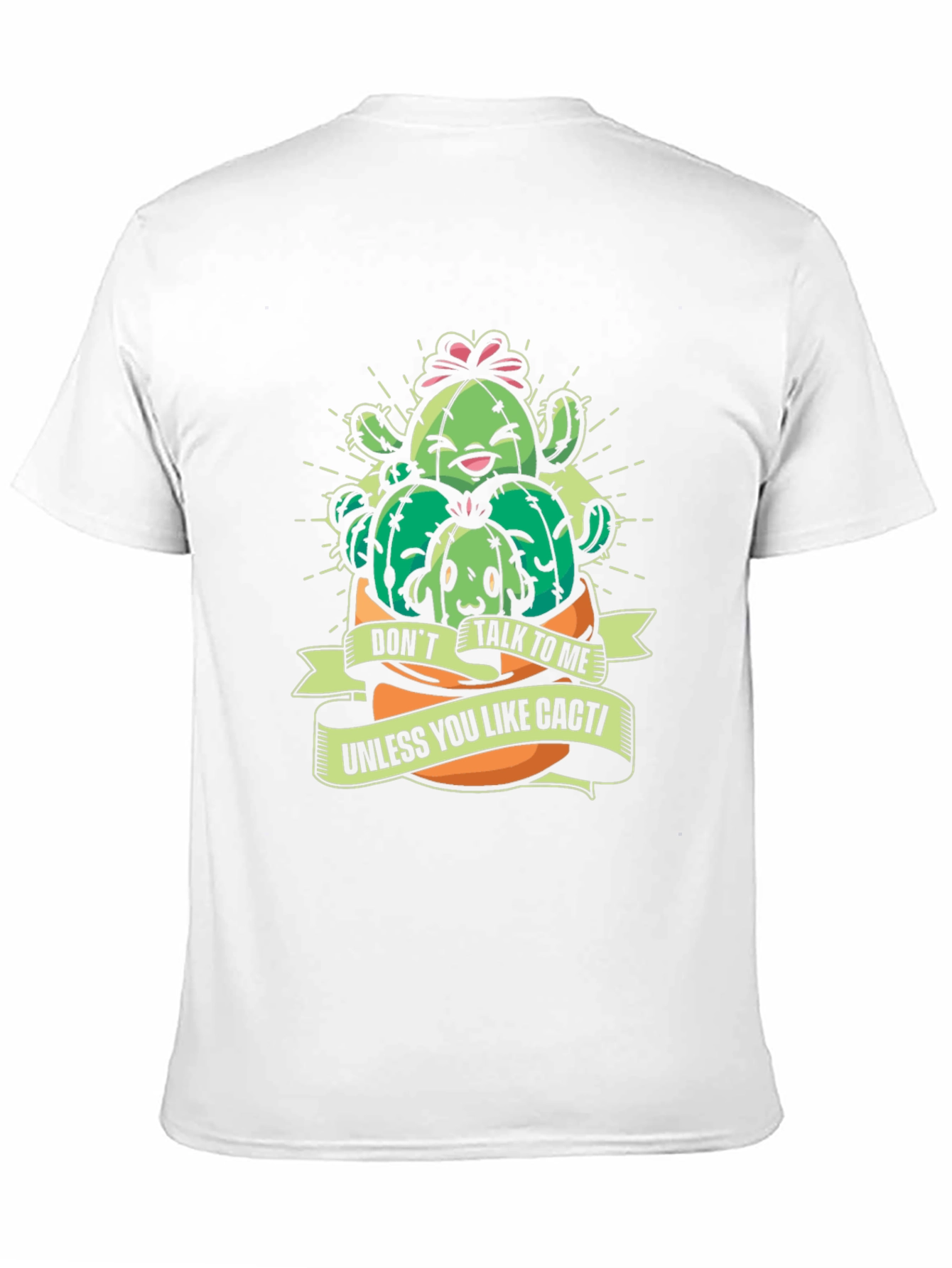 Black Cactus Lover T-Shirt - "Don't Talk To Me" Novelty Tee view 11