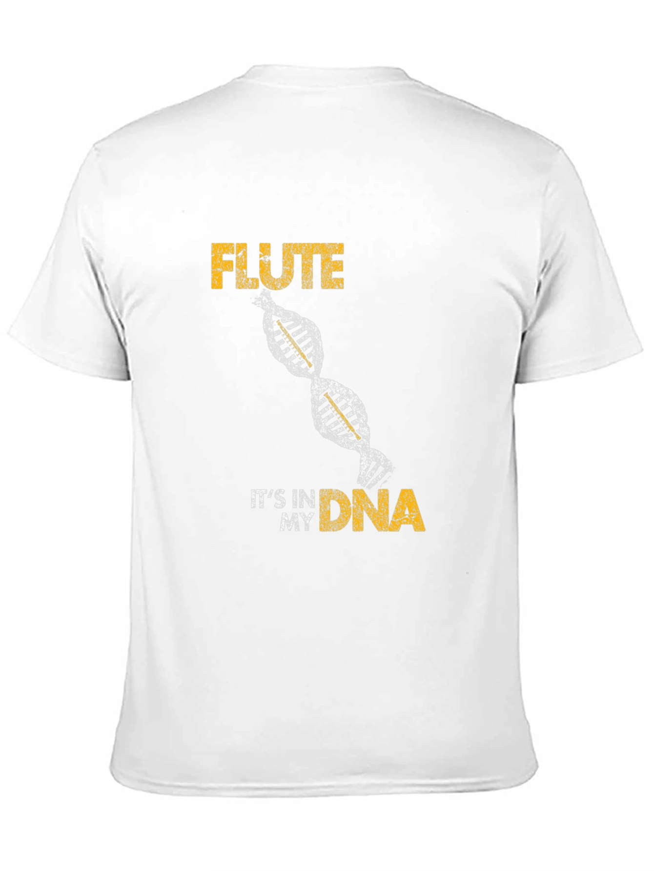 Black Flute DNA Graphic Tee - Musician's Statement Shirt view 11