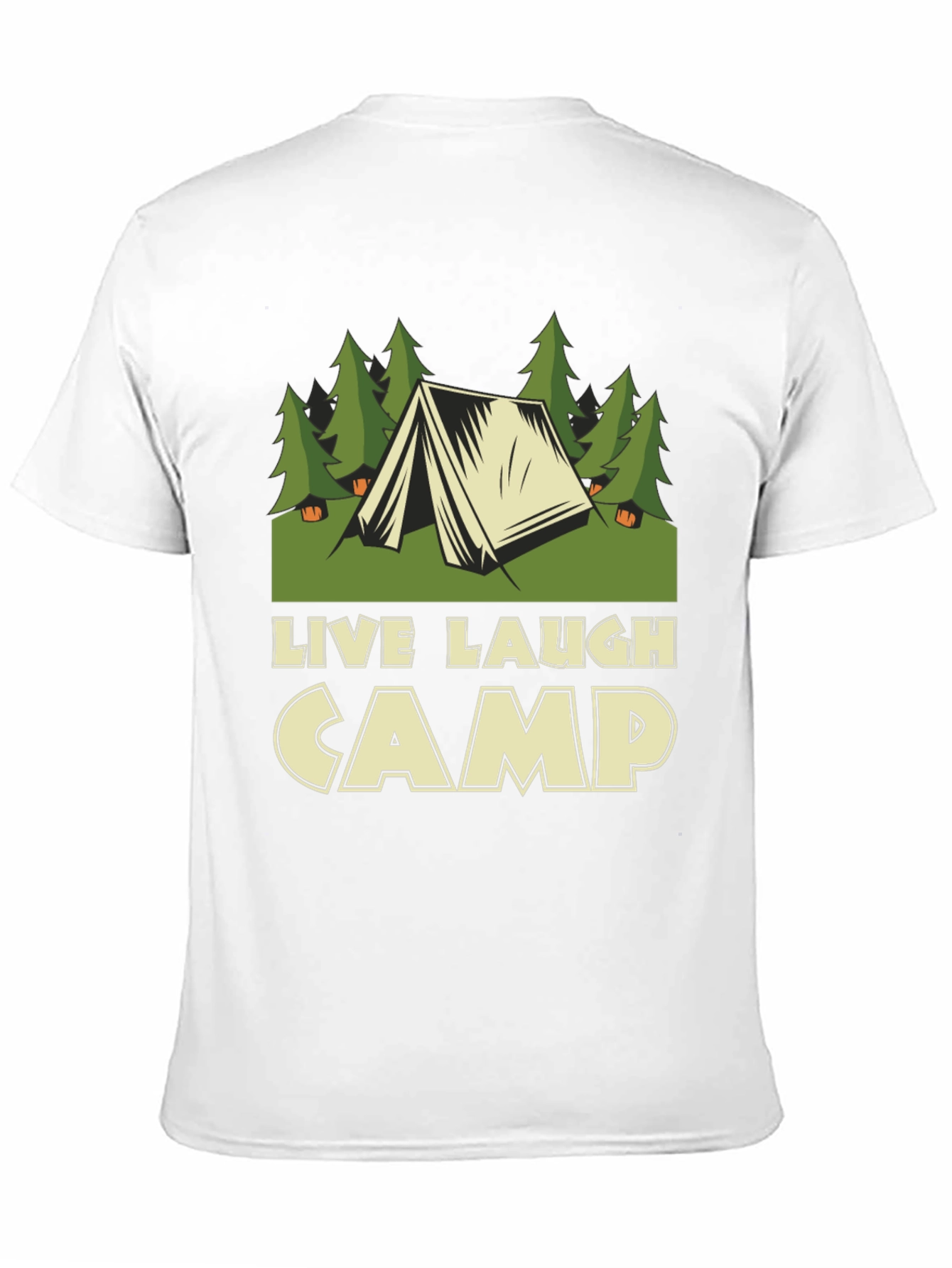 Live Laugh Camp Graphic Tee - Outdoor Adventure Shirt - 11