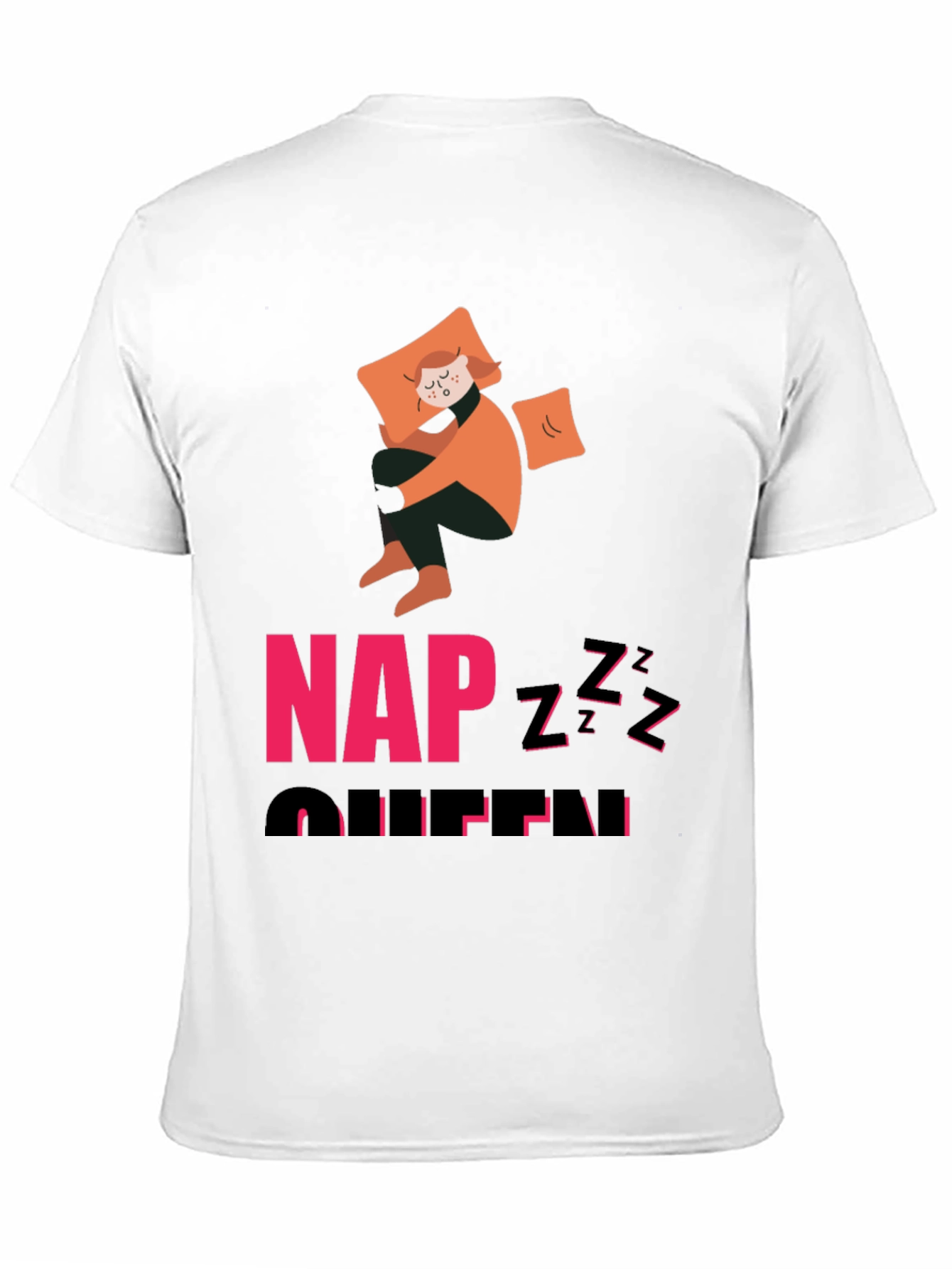 Black Nap Queen Black T-Shirt view 11