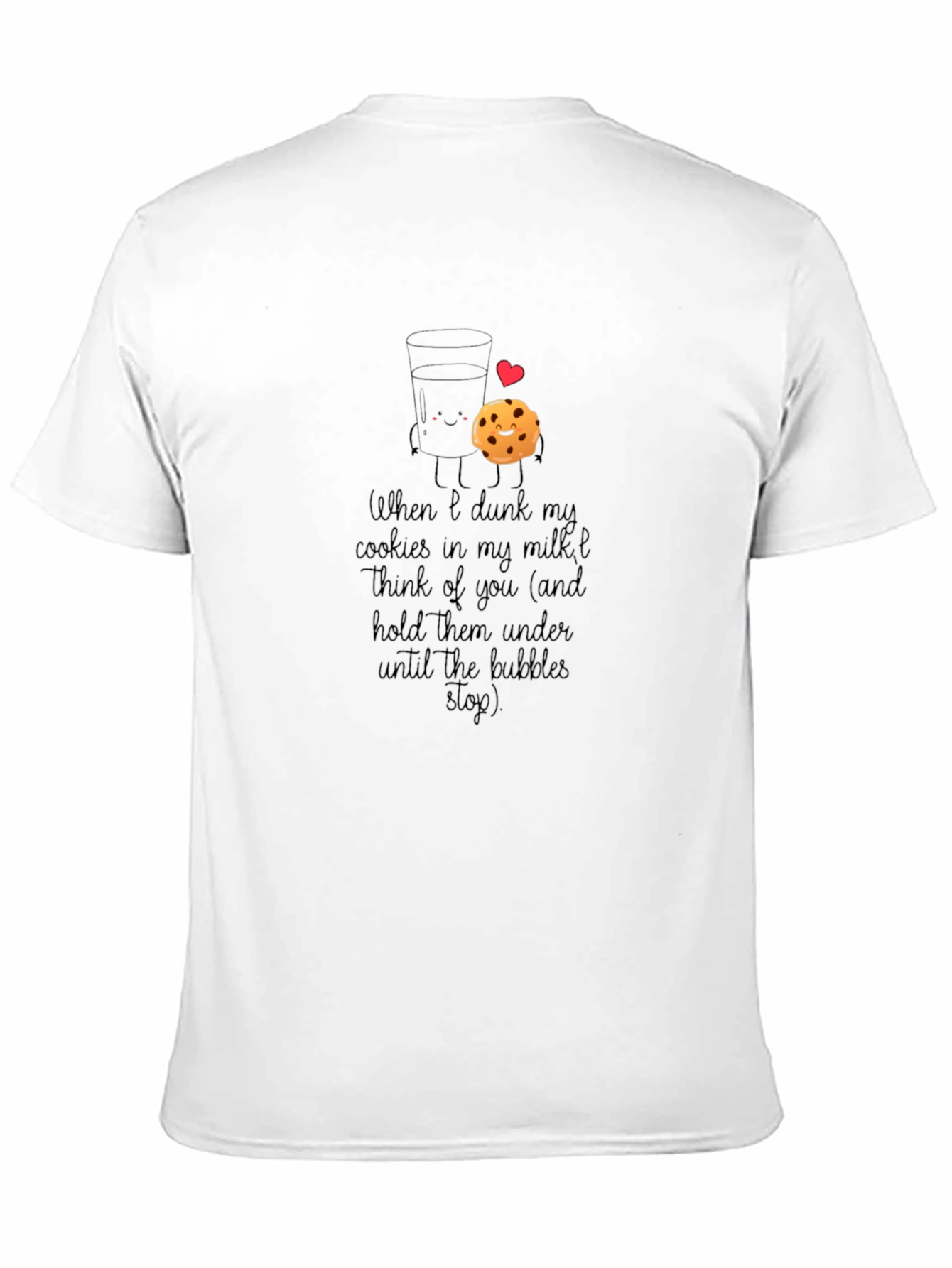 Black Milk & Cookies Graphic T-Shirt - Dunking Love view 11