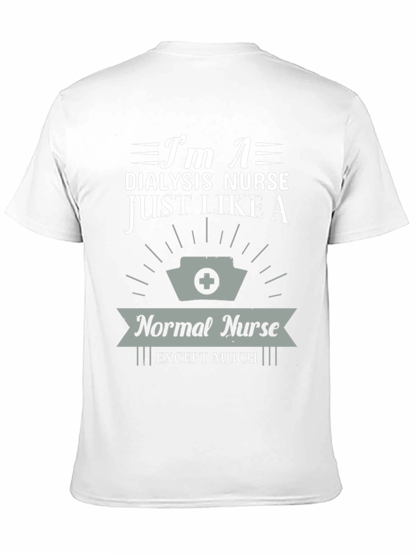 Black Dialysis Nurse T-Shirt - Gift for Nurses view 11