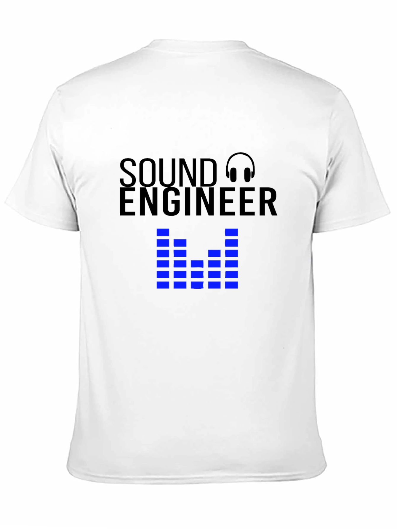 Black Sound Engineer Graphic Tee view 11