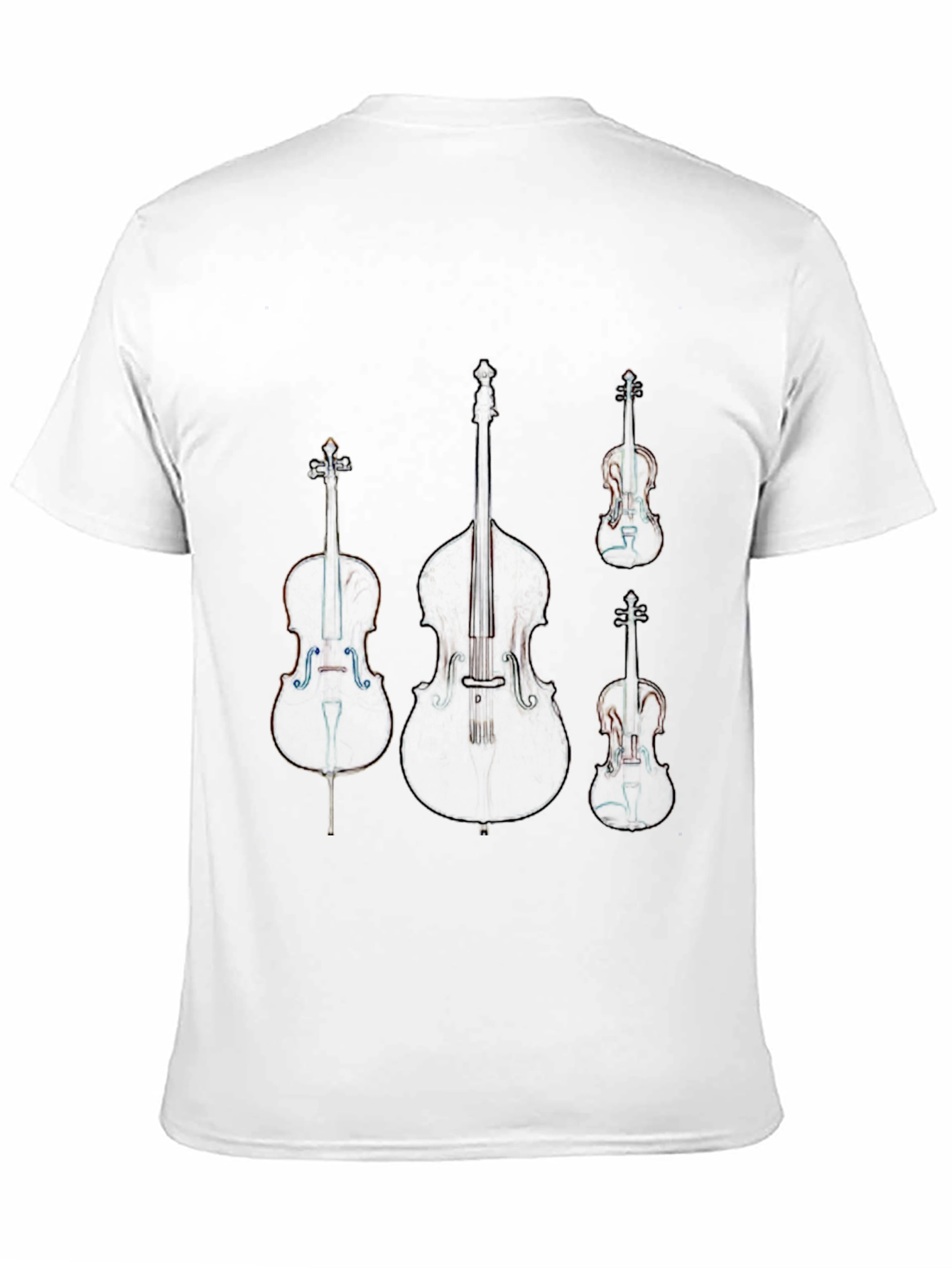Music Lover Tee - String Instrument Design - 11
