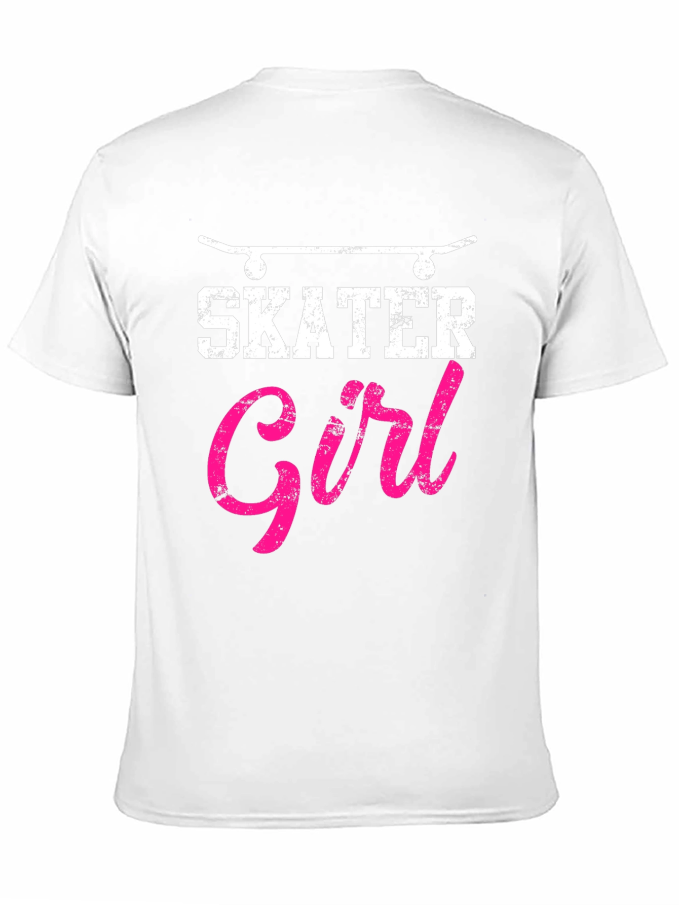 Black Skater Girl Graphic T-Shirt - Cool Skateboarding Tee view 11