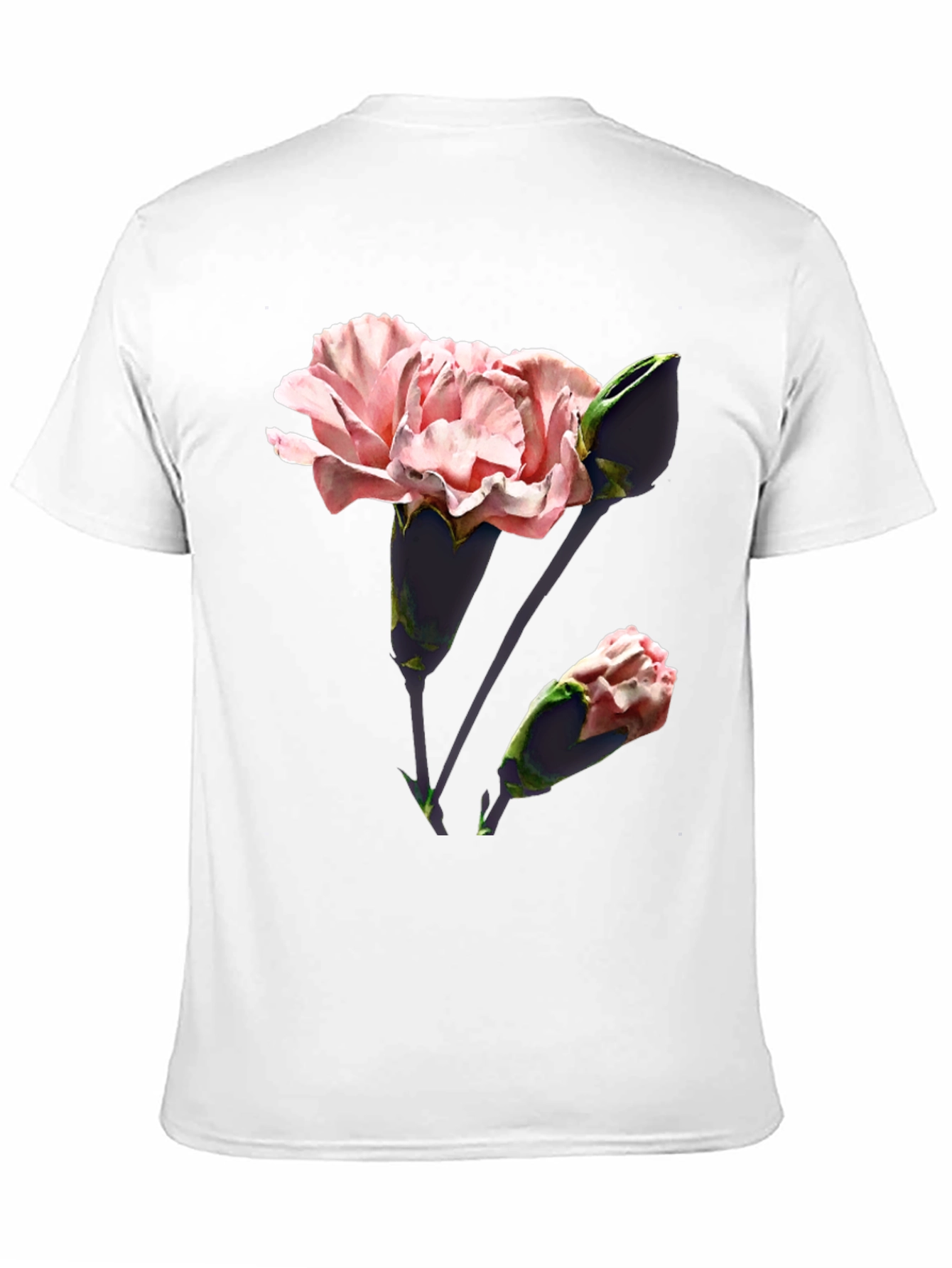 Black Floral Print T-Shirt - Stylish & Comfortable view 11