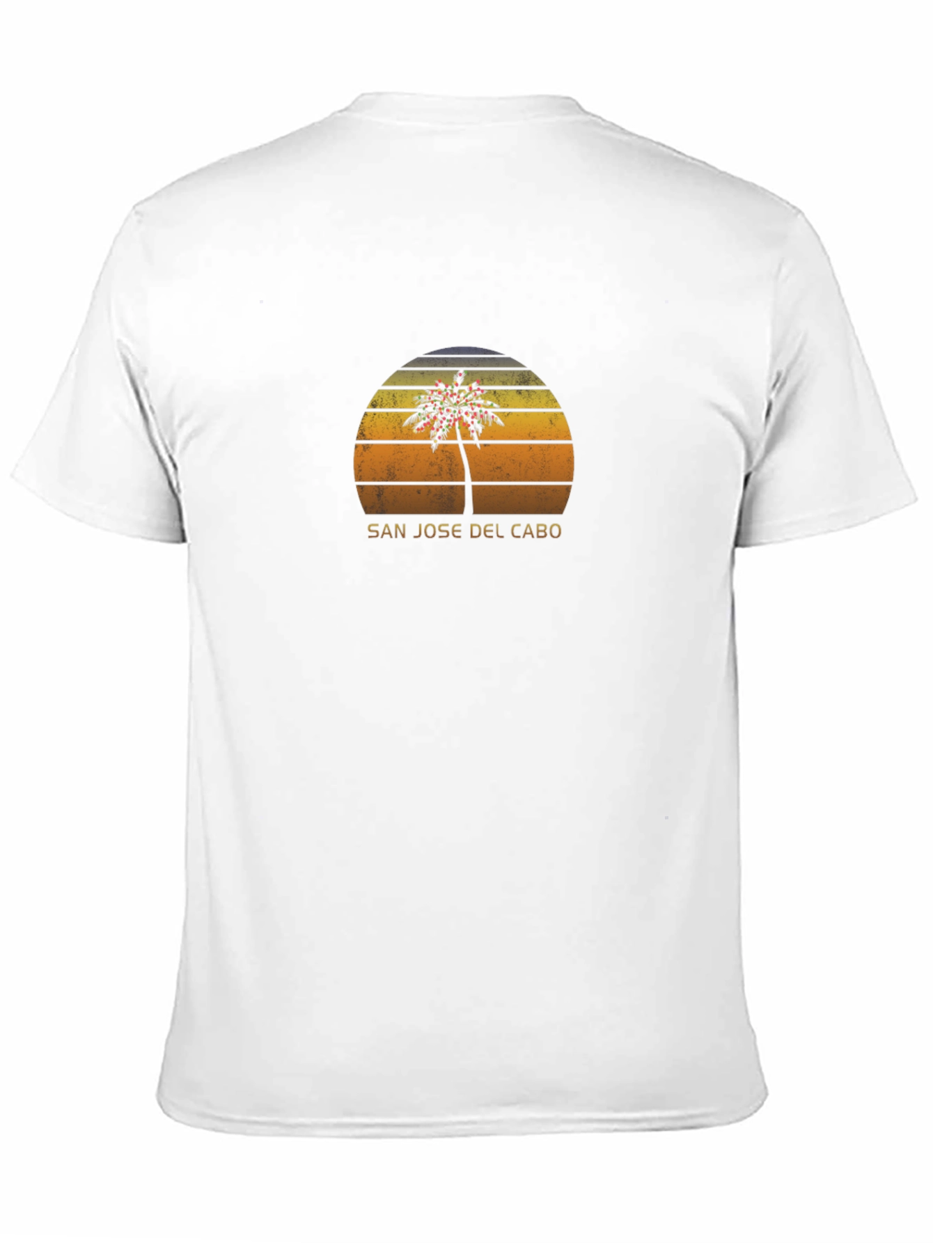 Black San Jose Del Cabo Palm Tree T-Shirt view 11
