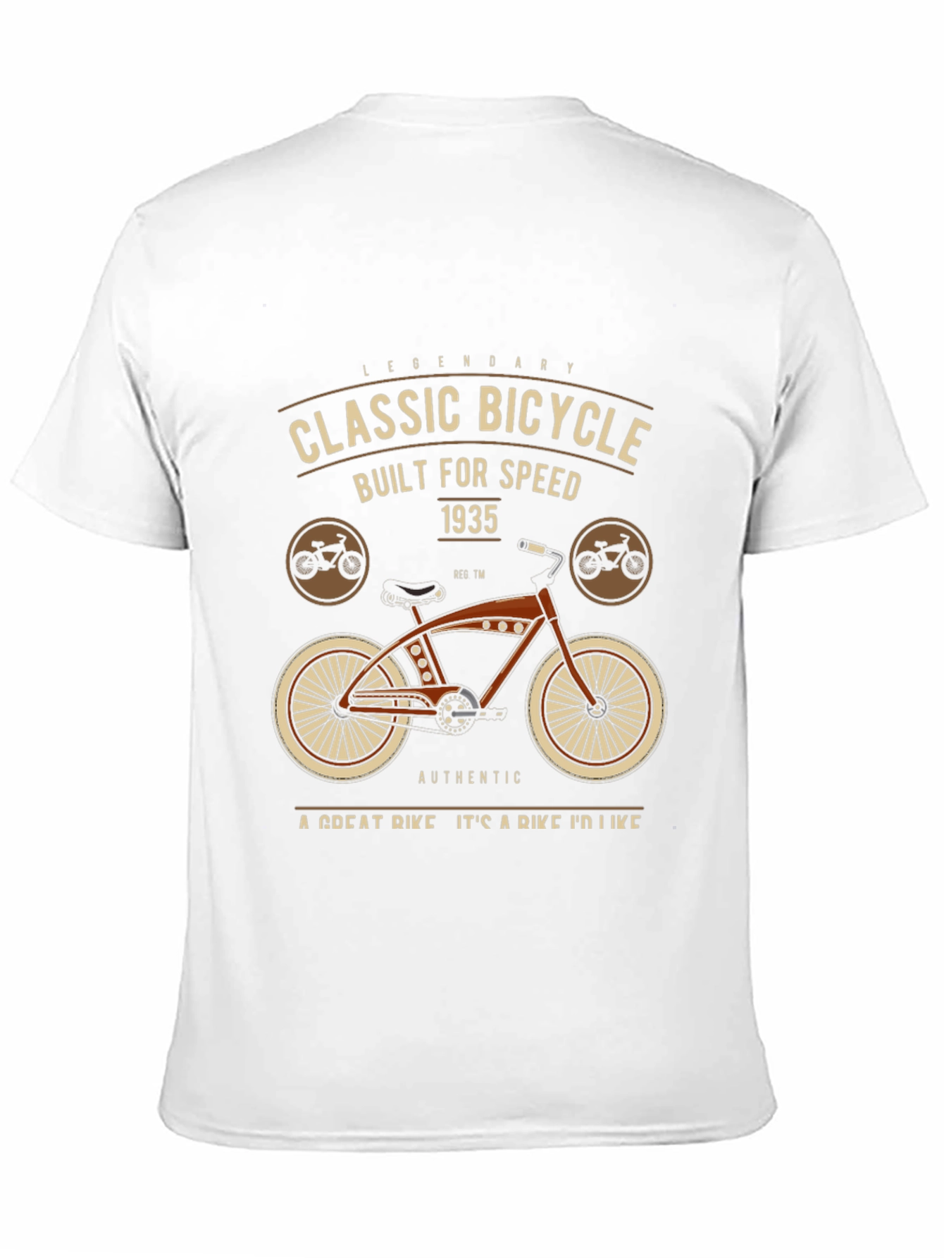 Black Classic Bicycle Graphic T-Shirt view 11