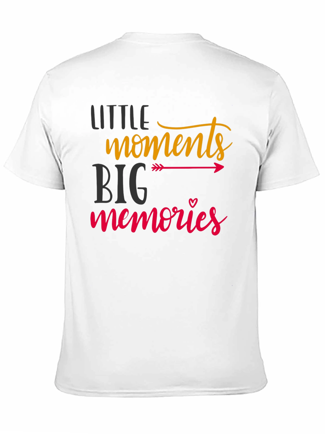Black Little Moments Big Memories Graphic T-Shirt view 11