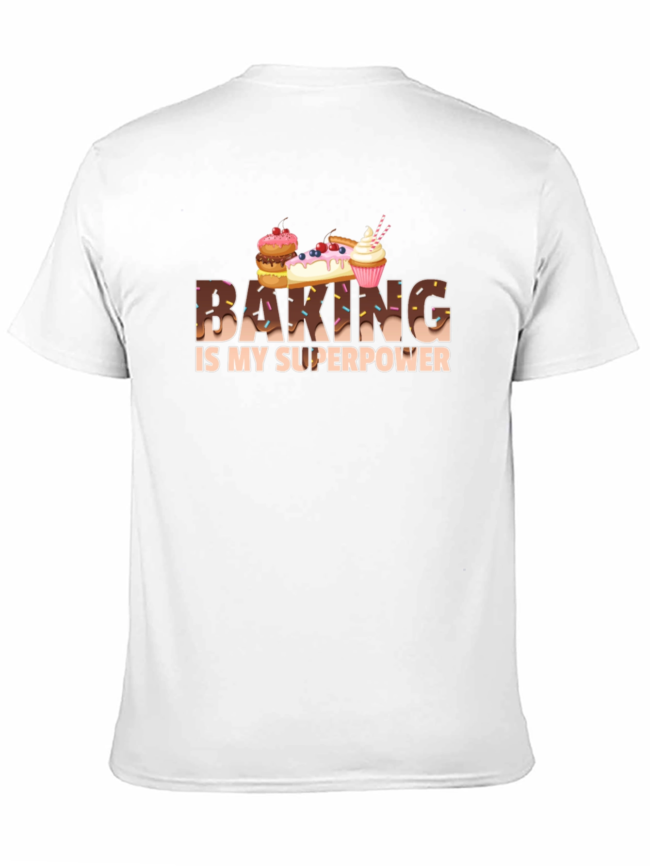 Black Baking Is My Superpower Graphic Tee view 11