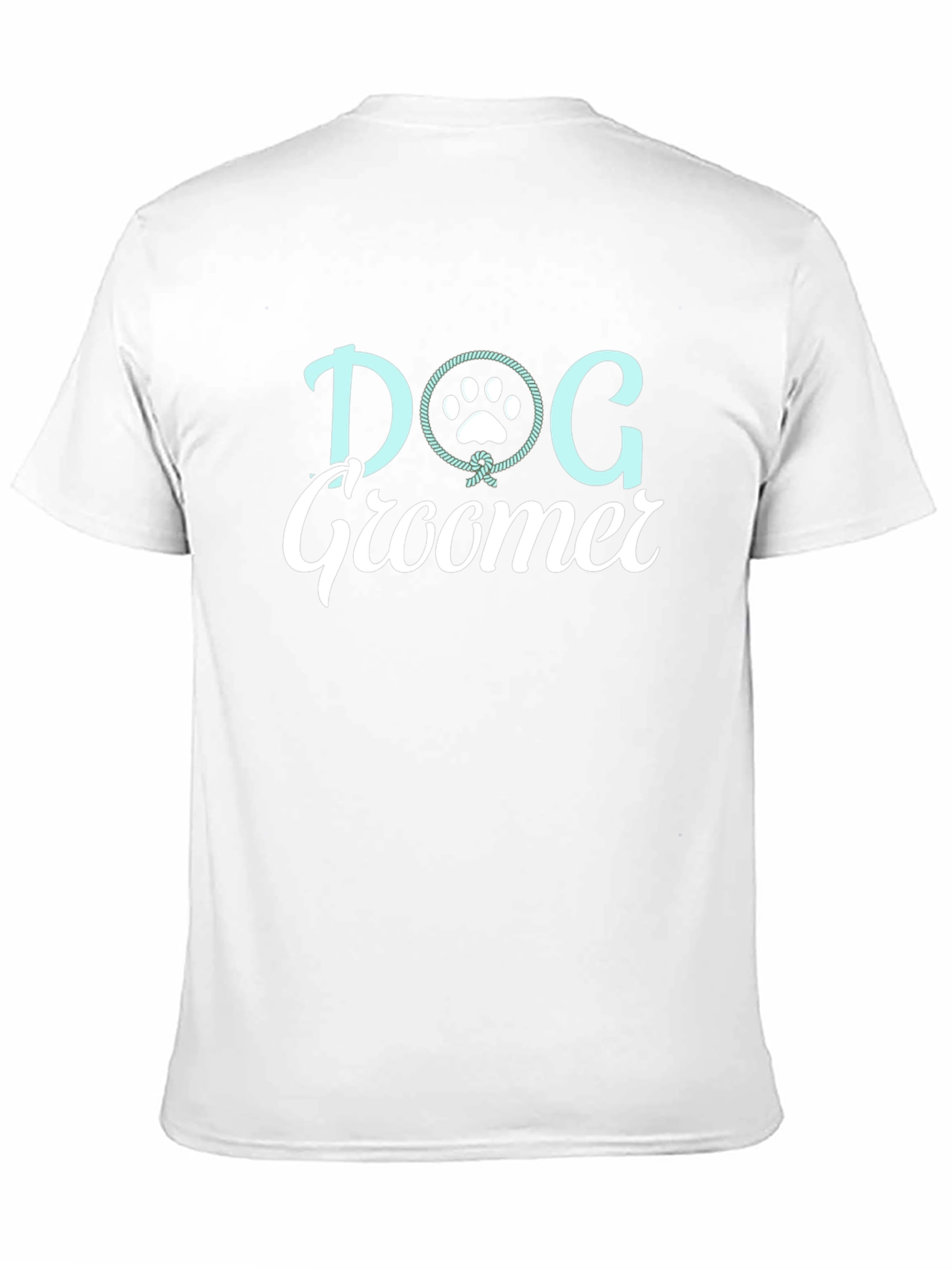 Black Dog Groomer T-Shirt - Unisex Black Tee view 11