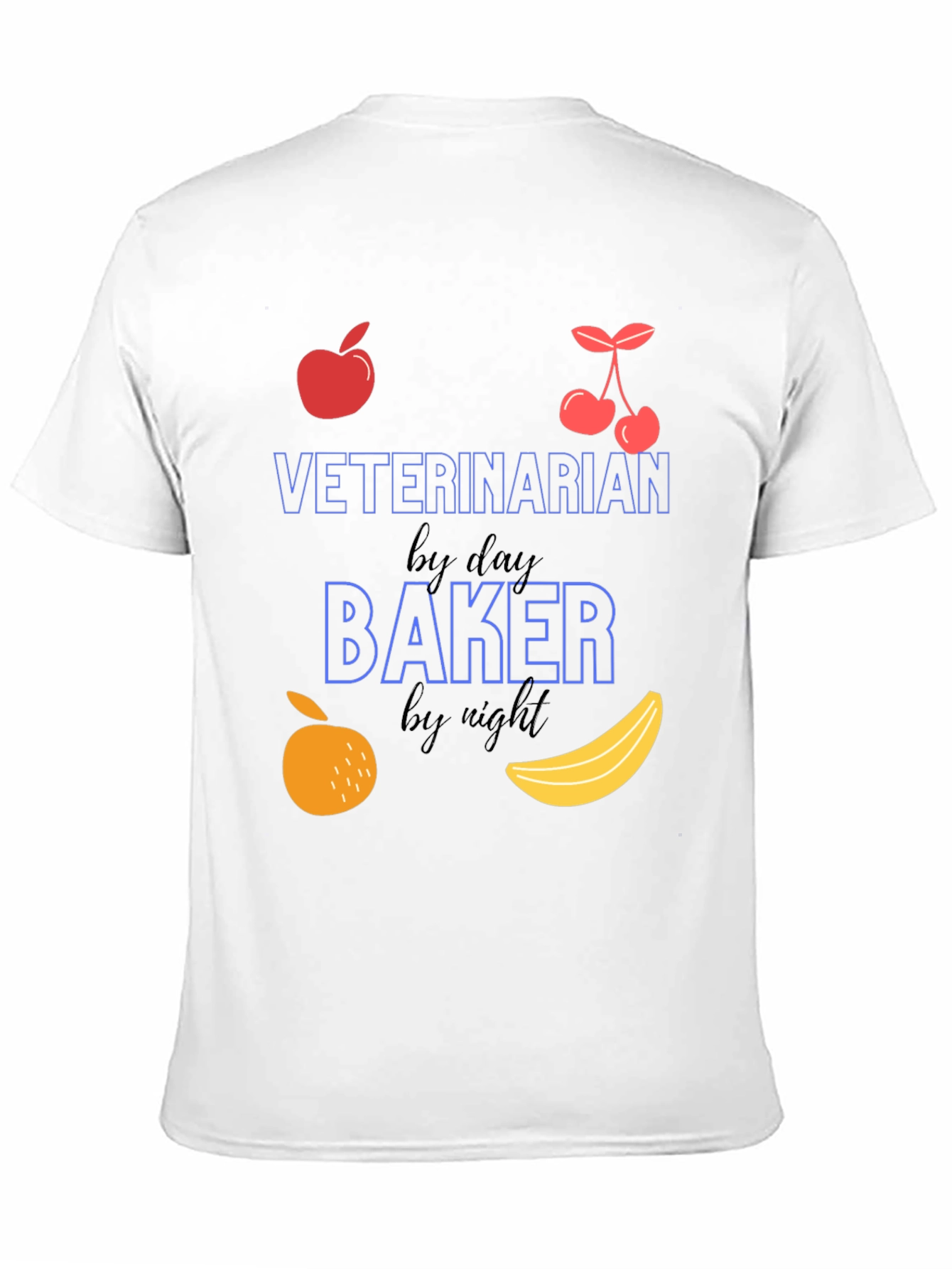 Black Veterinarian Baker T-Shirt view 11