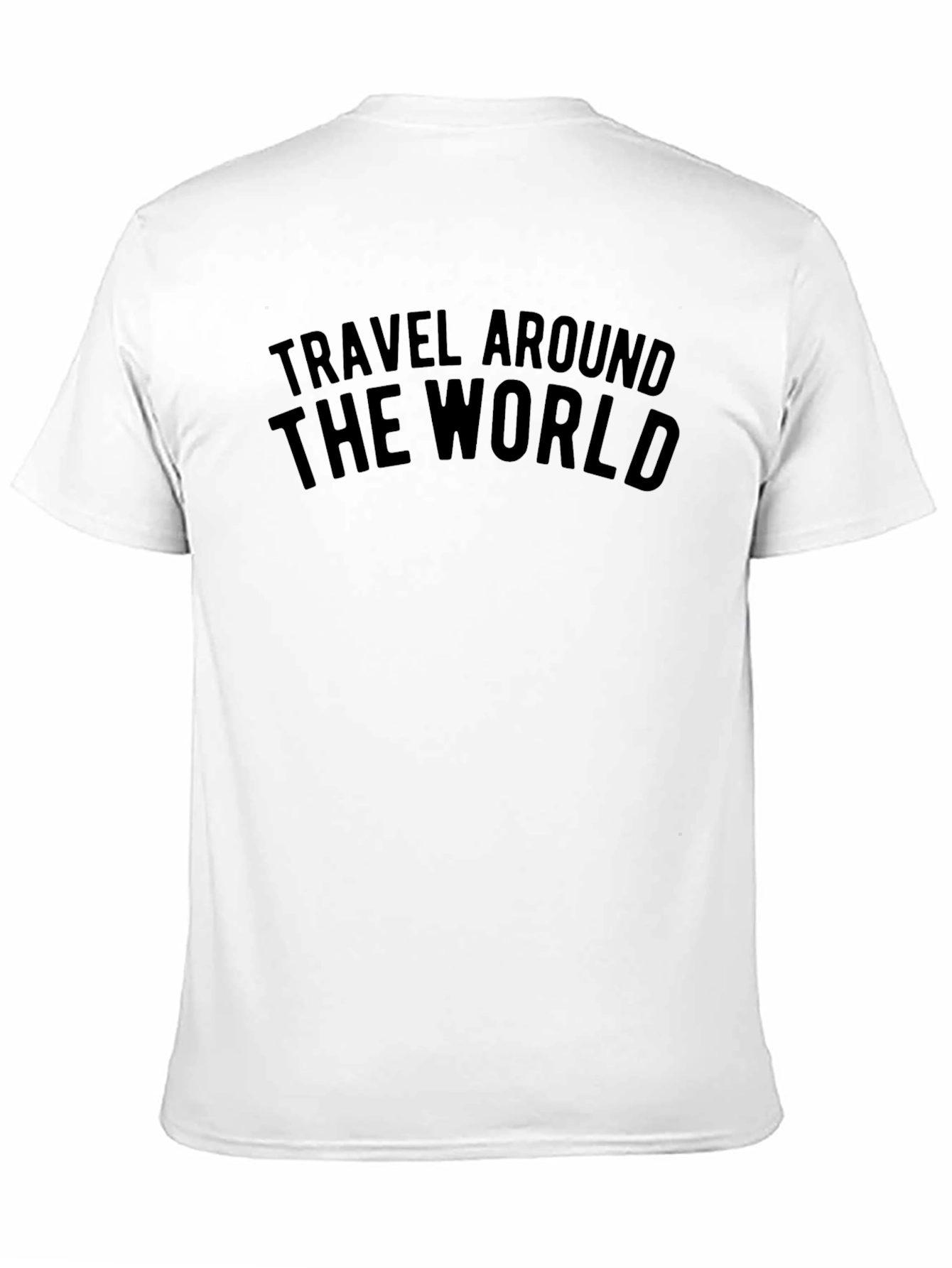 Black Travel Around the World Graphic Tee view 11