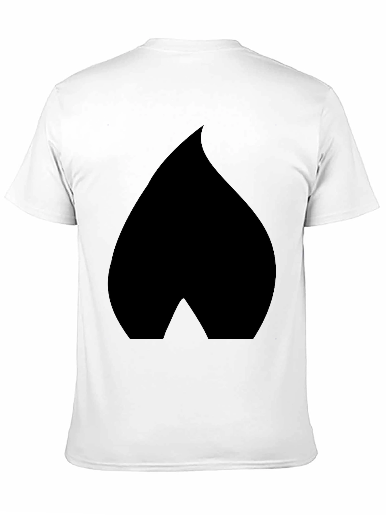 Black Spade Graphic Black T-Shirt - Modern Casual Wear view 11