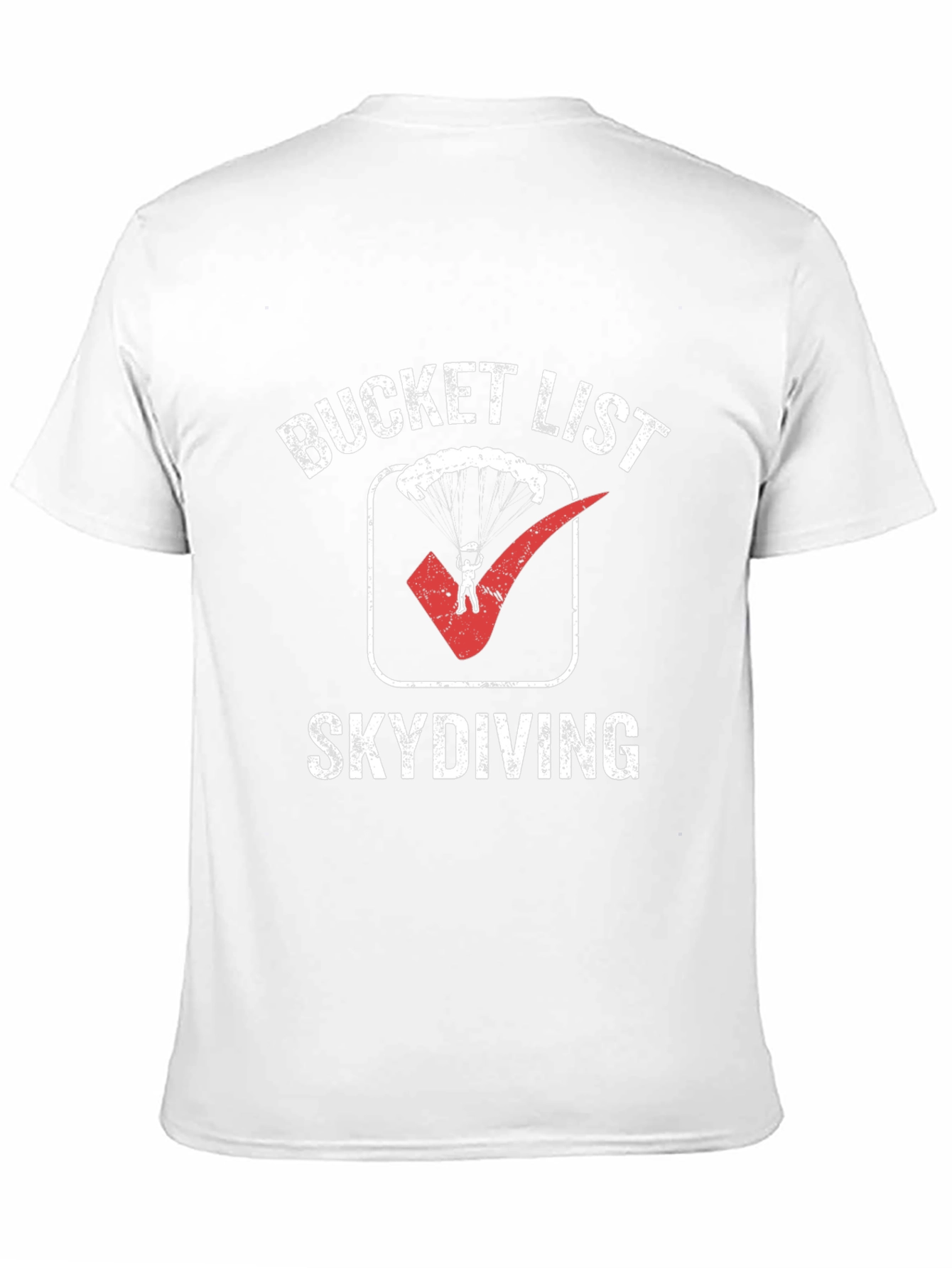 Black Bucket List Skydiving T-Shirt: Adventure Ready! view 11