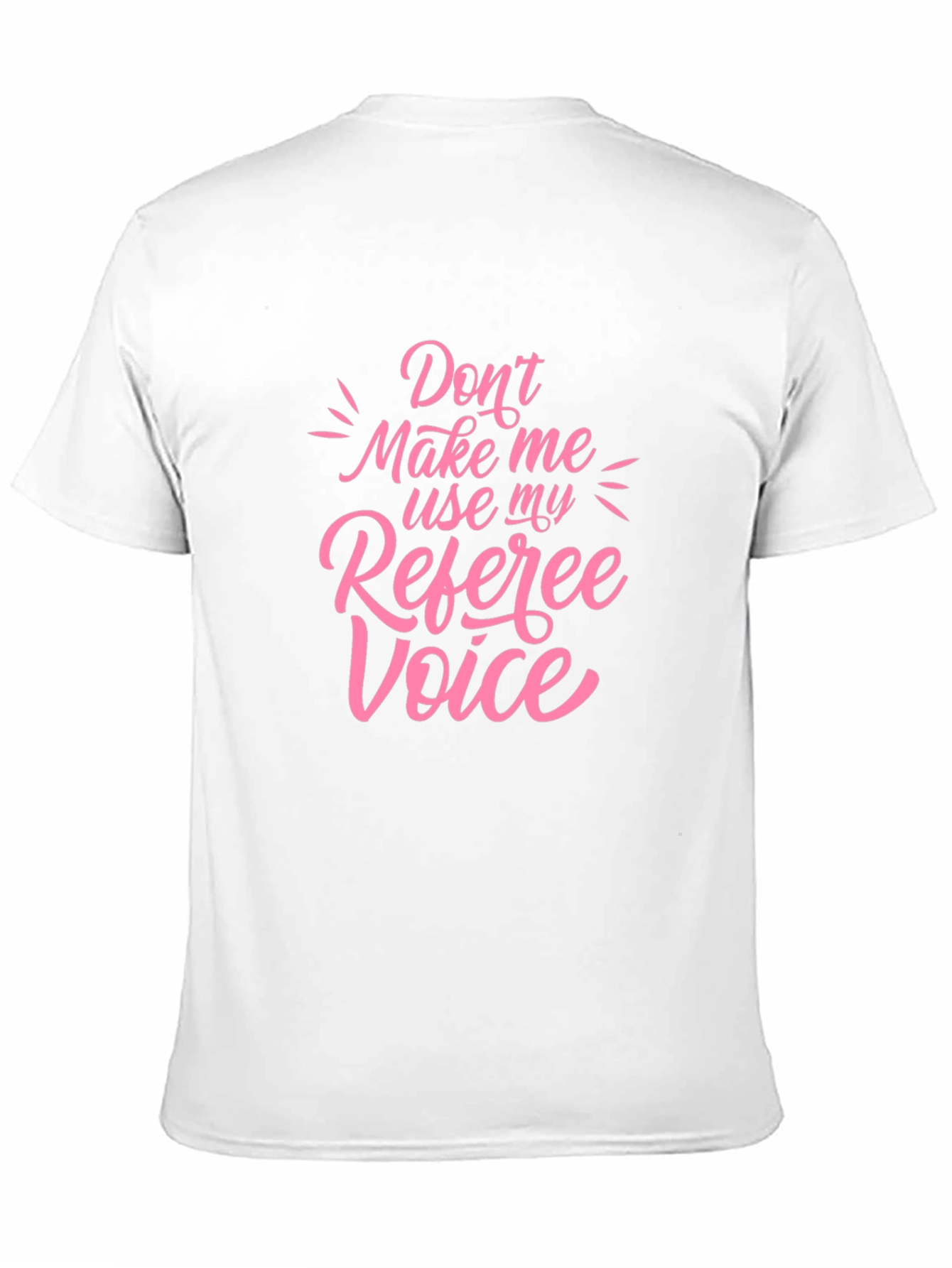 Black Referee Voice T-Shirt Funny Referee Gift view 11