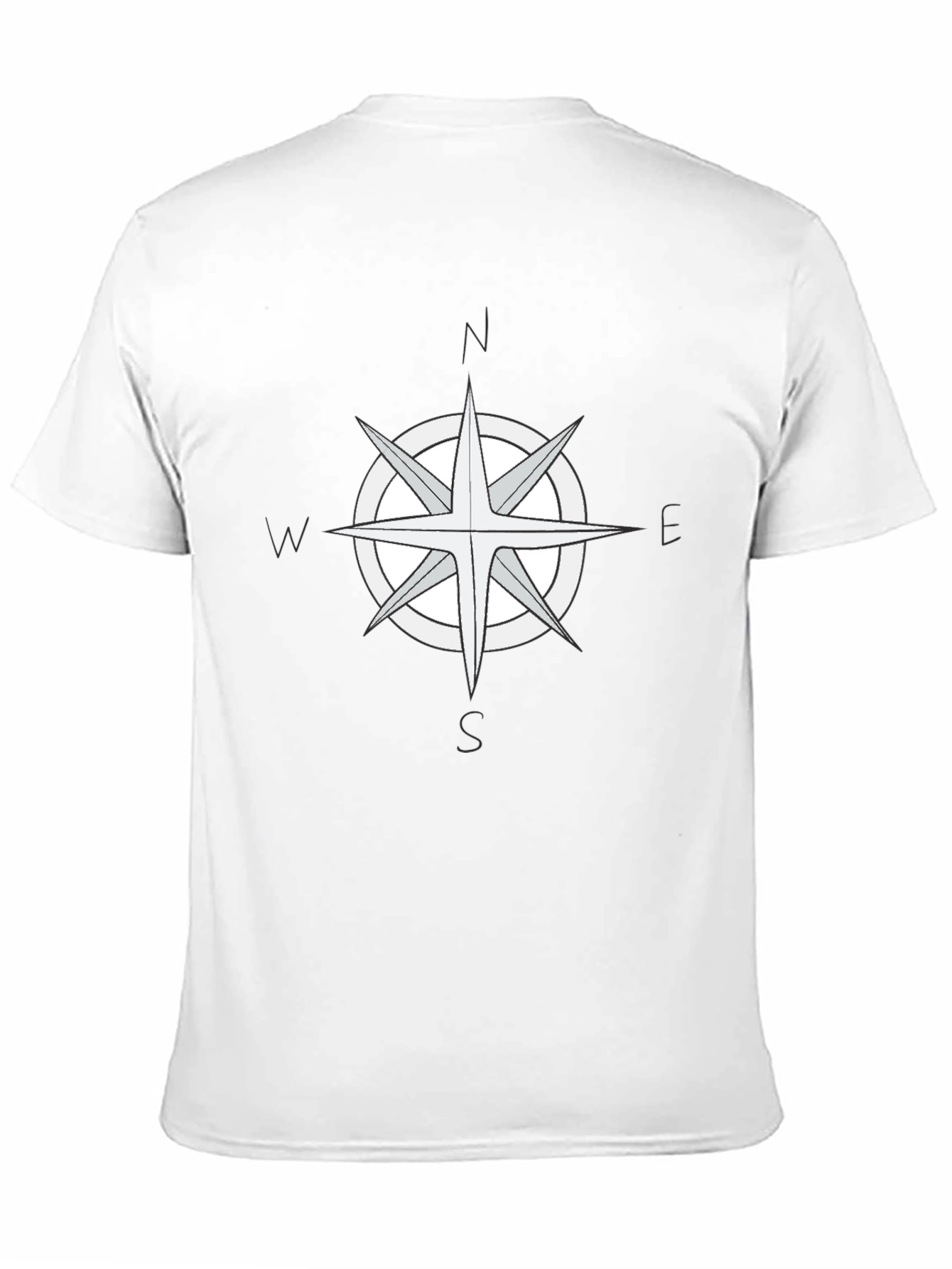 Compass Rose Graphic Tee - Black T-Shirt - 11
