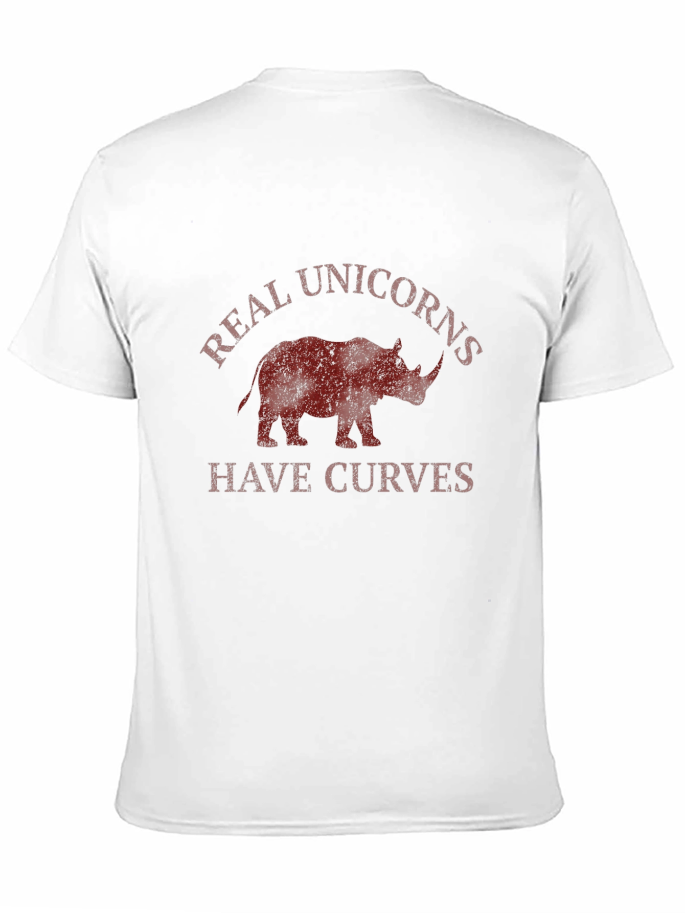Black Real Unicorns Have Curves Men's Black T-Shirt view 11