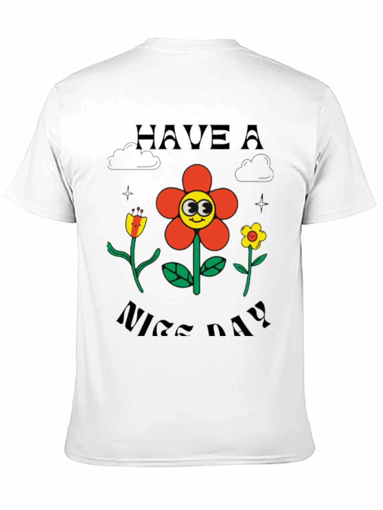 Black Have A Nice Day Graphic T-Shirt view 11