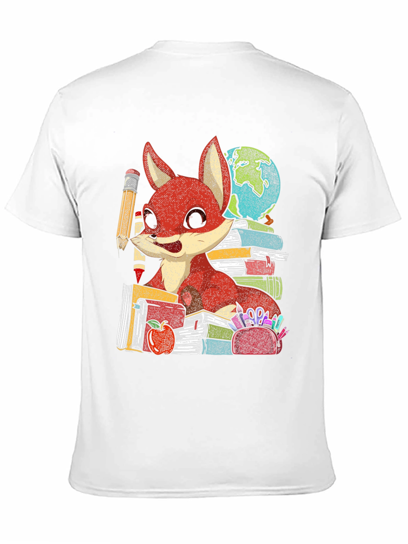 Black Fox Teacher T-Shirt: Back to School Style view 11