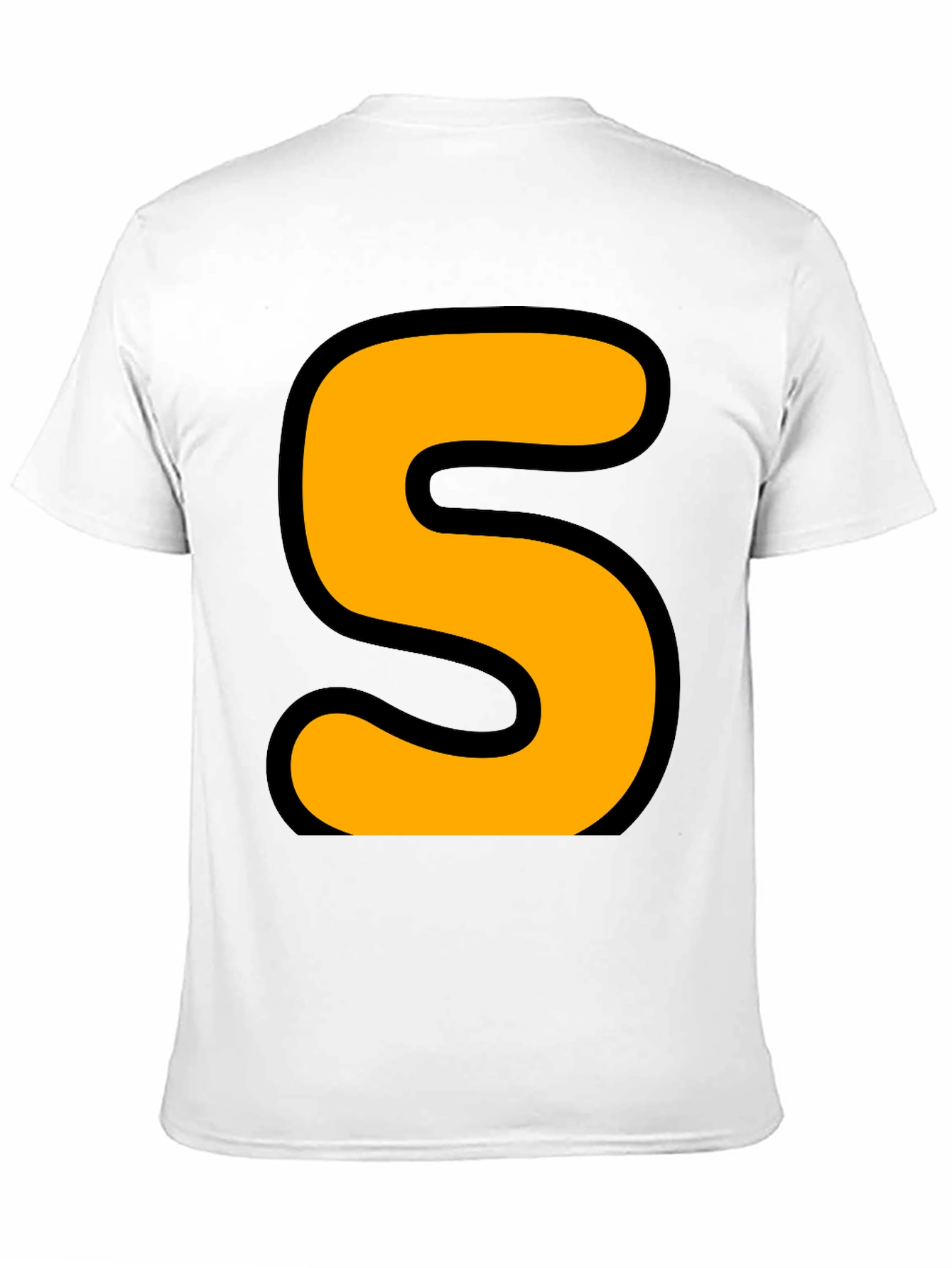 Black Bold 'S' Graphic T-Shirt - Statement Tee view 11