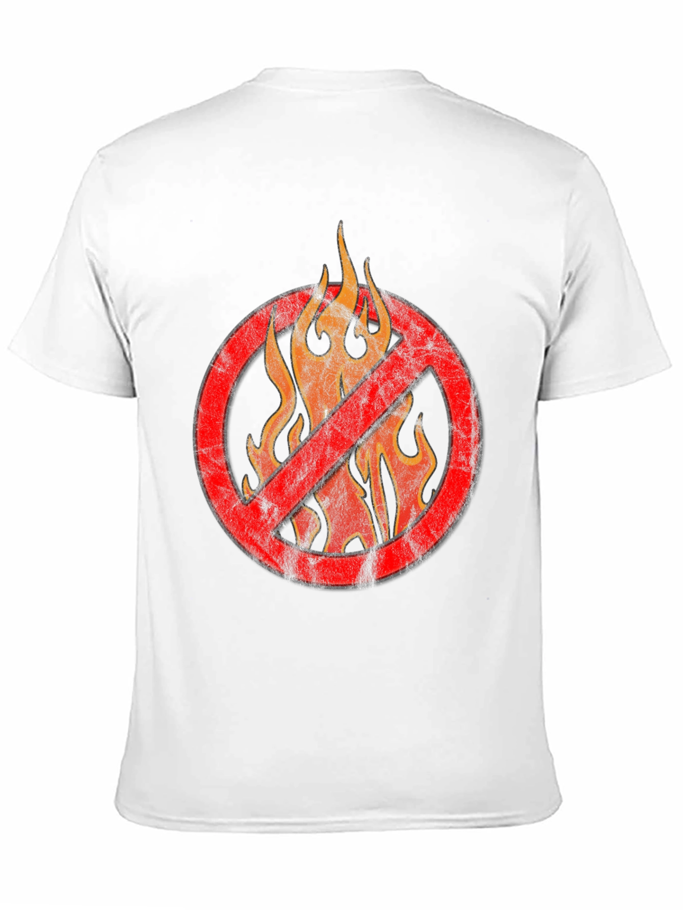 Black No Flames Graphic T-Shirt - Black view 11