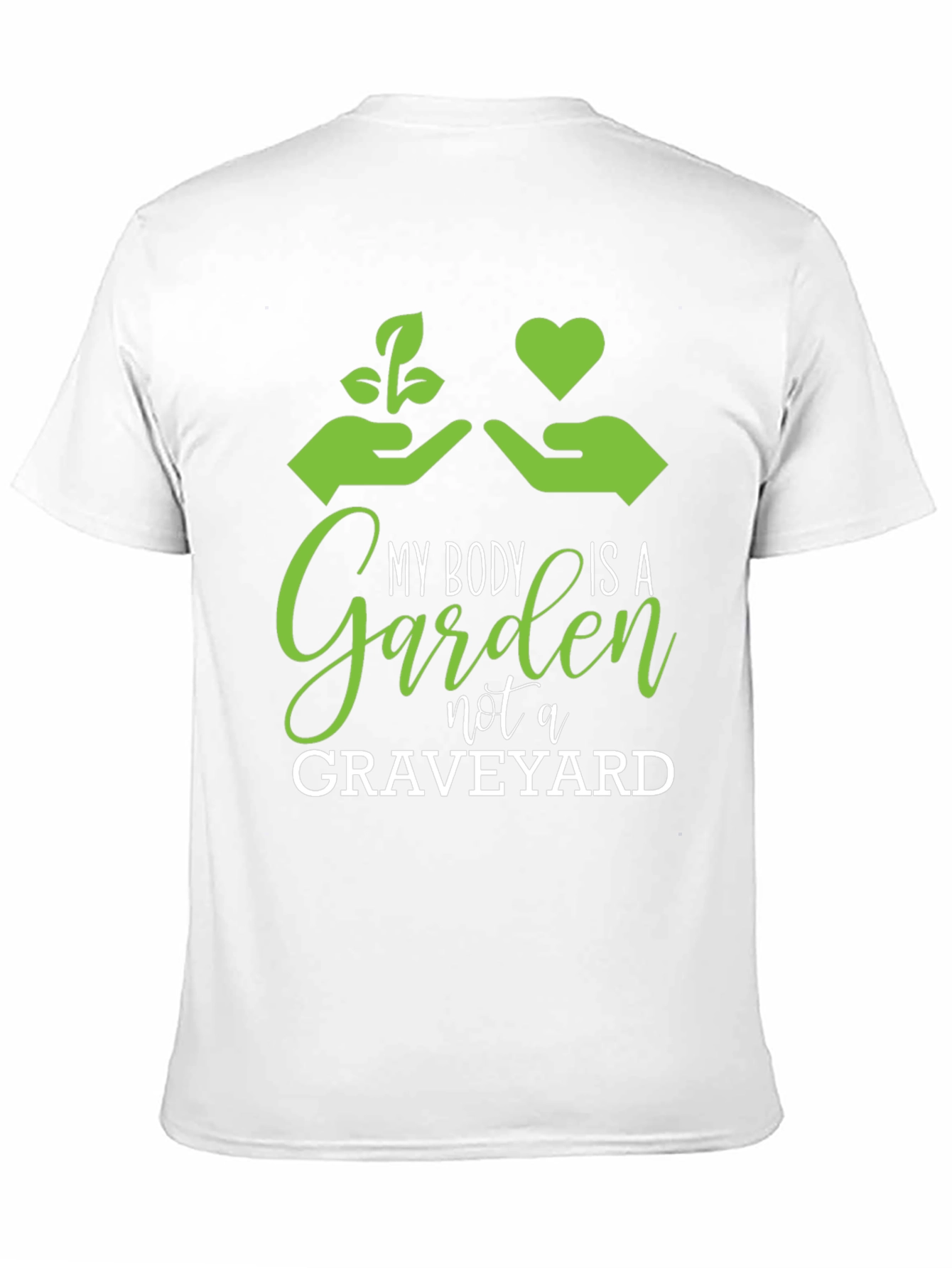 Black My Body is a Garden Graphic T-Shirt view 11