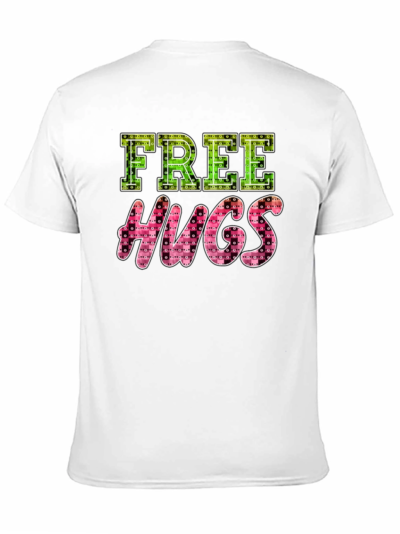 Black Free Hugs Graphic Tee view 11
