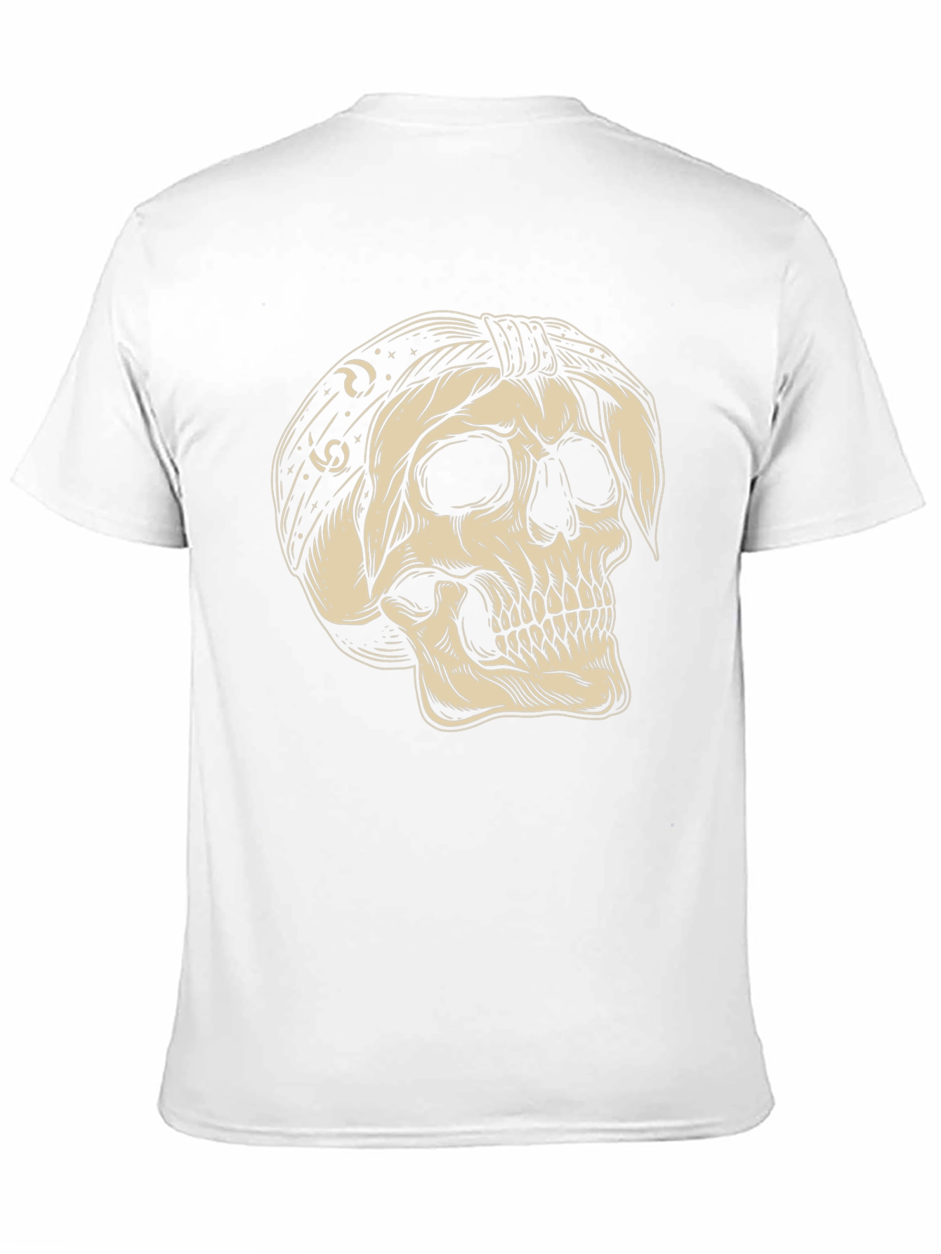 Black Skull Bandana Graphic T-Shirt view 11
