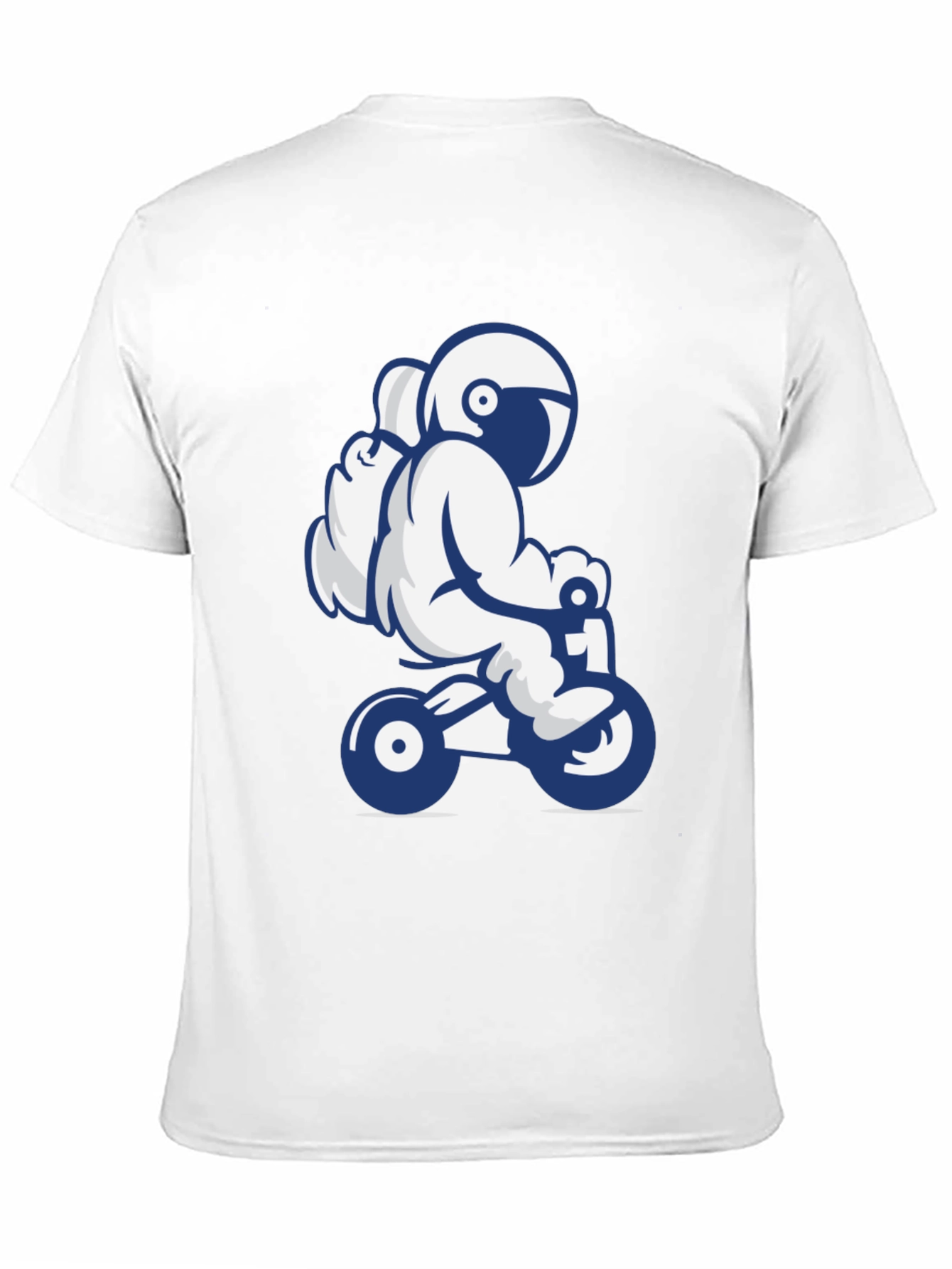 Black Astronaut Motorcycle T-Shirt - Cool Space Rider Tee view 11