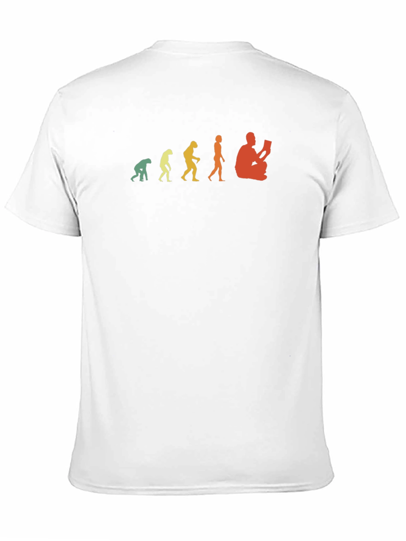 Black Evolution of Reading T-Shirt - Black view 11