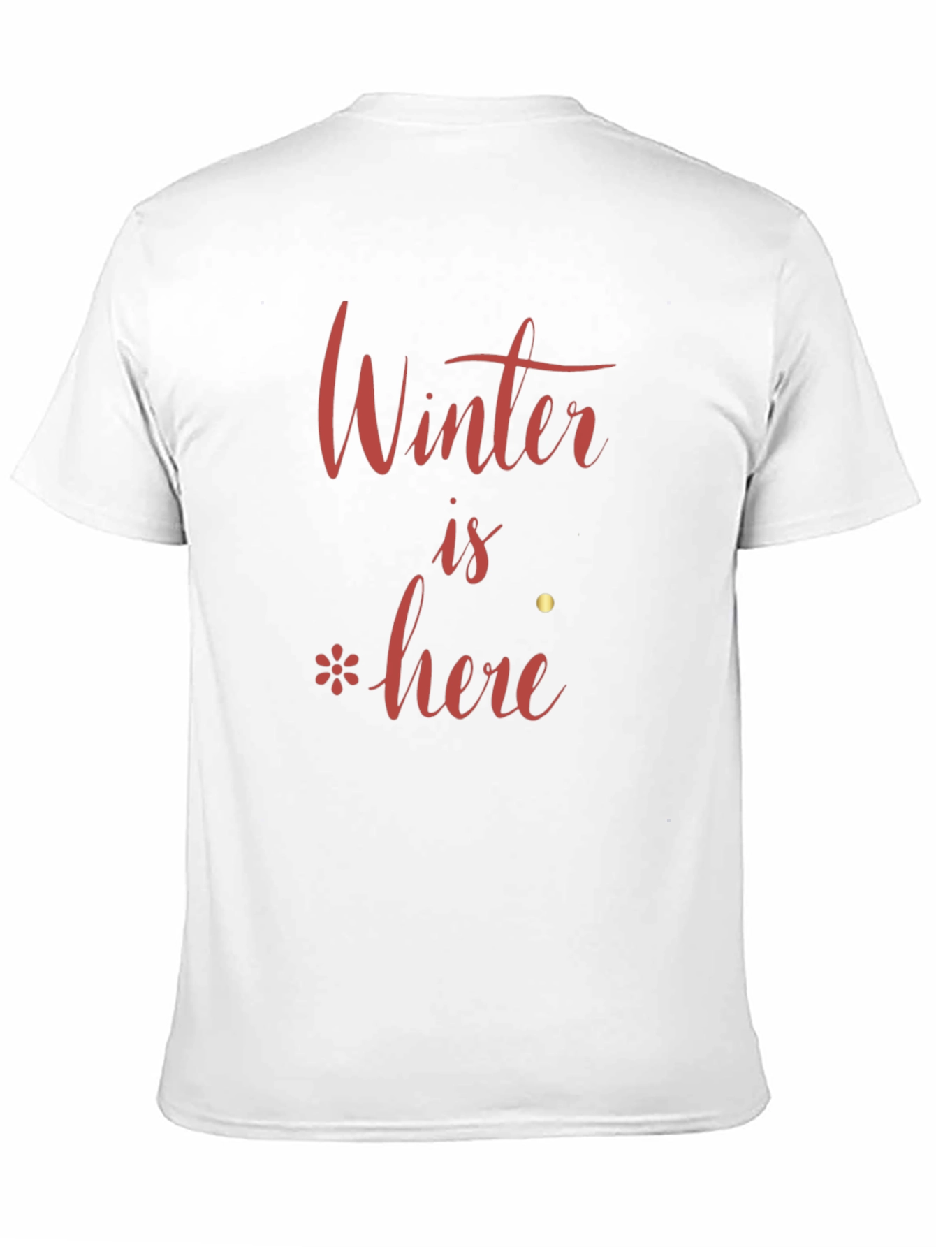 Black Winter is Here Black T-Shirt view 11