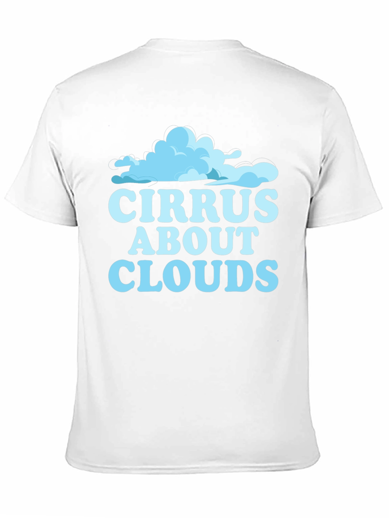 Black Cirrus About Clouds Graphic T-Shirt view 11