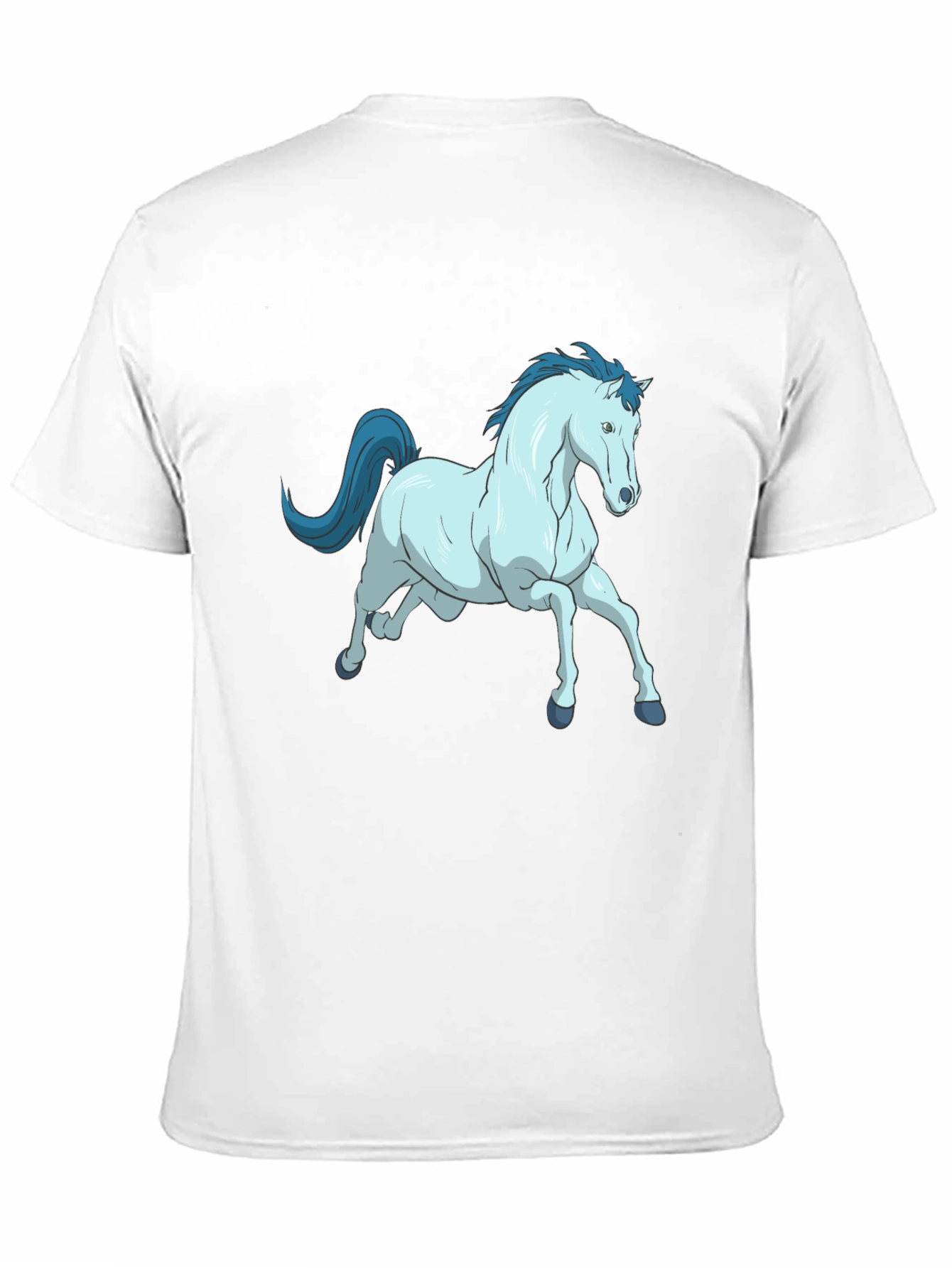 Black Horse Graphic Tee - Unique Cartoon Design view 11
