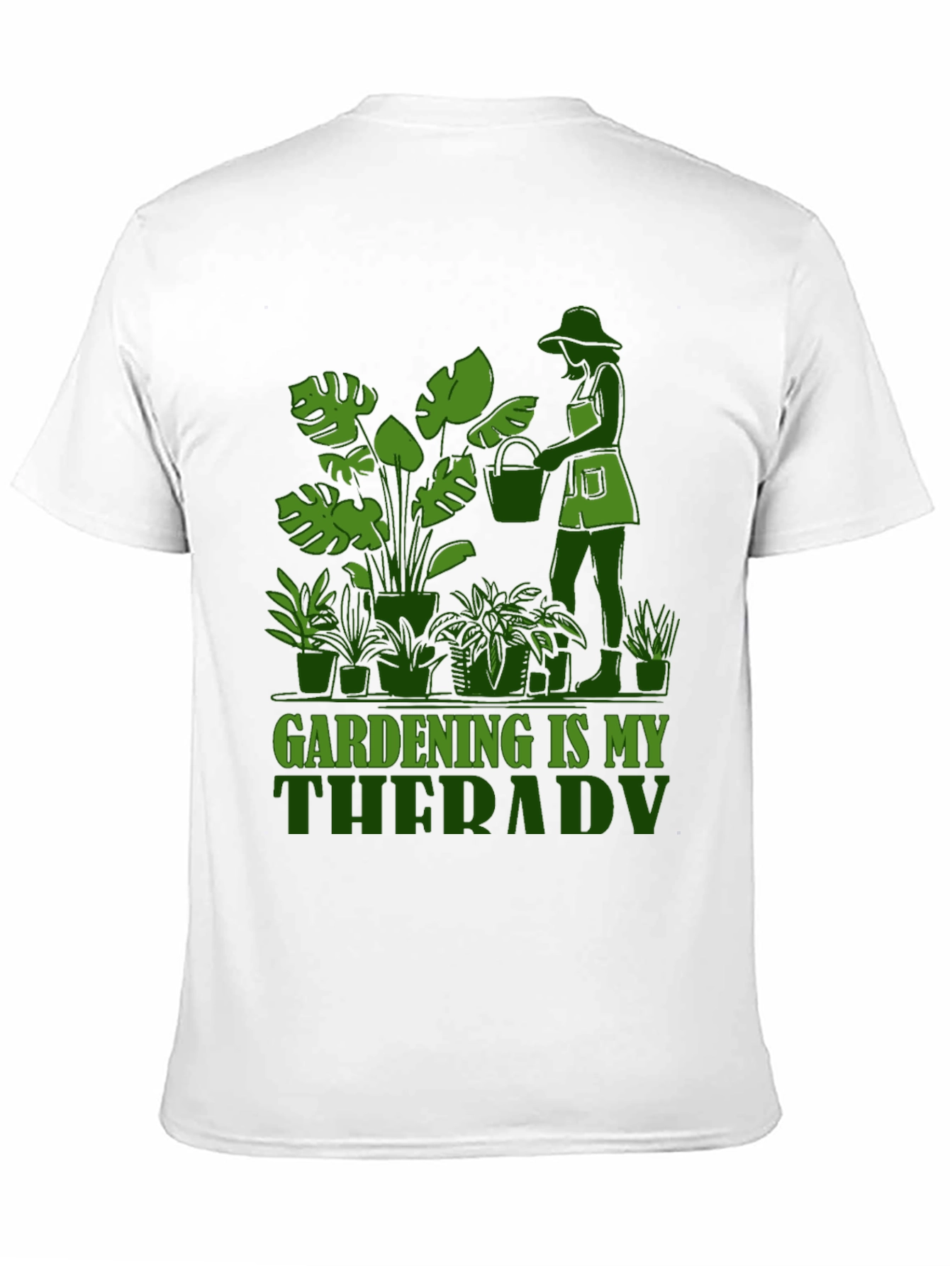 Black Gardening is My Therapy Graphic Tee view 11