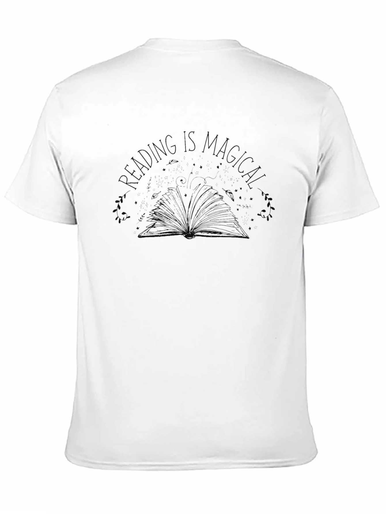 Reading is Magical Graphic Tee - Black - 11