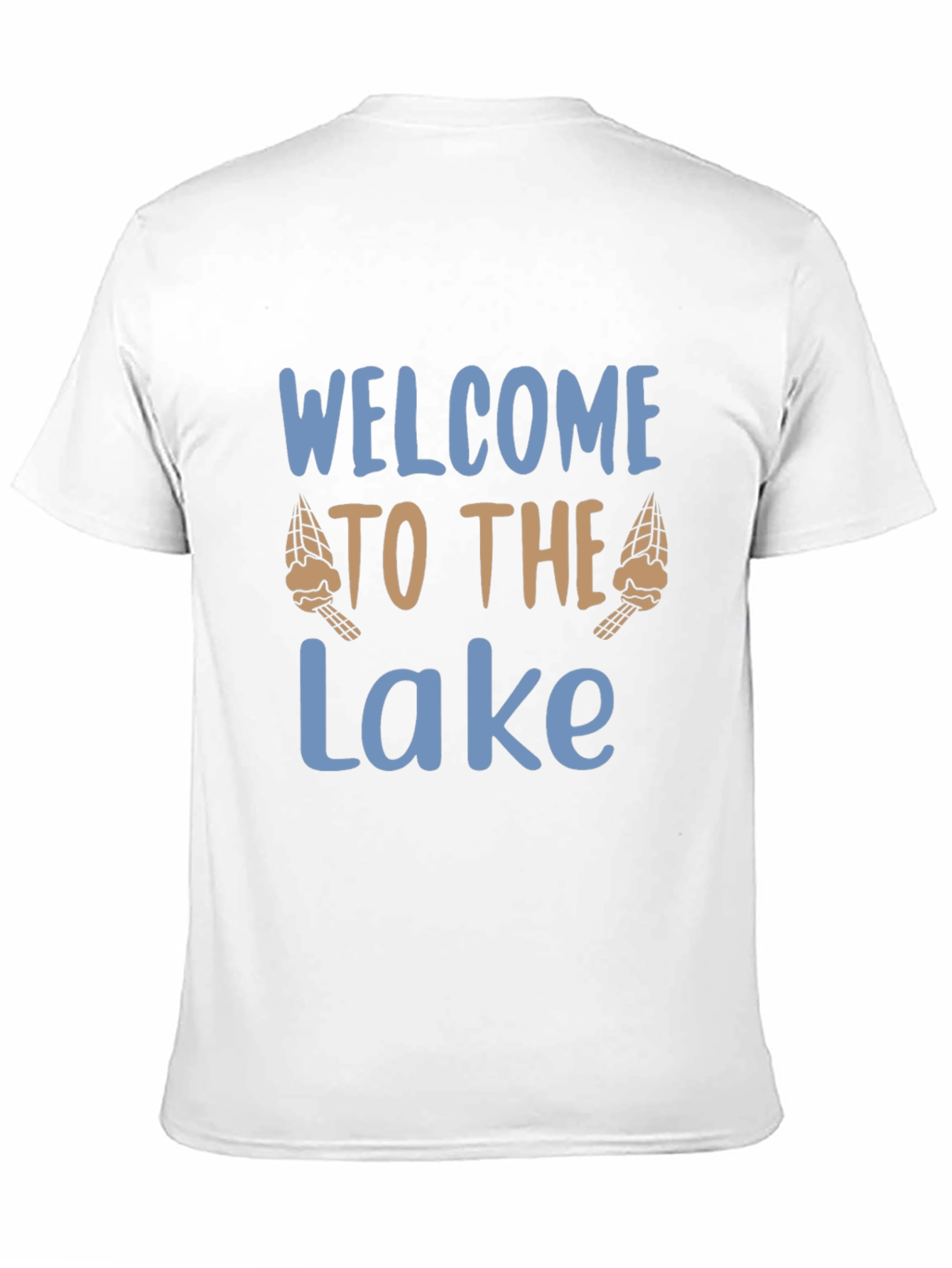 Black Welcome To The Lake Graphic T-Shirt view 11