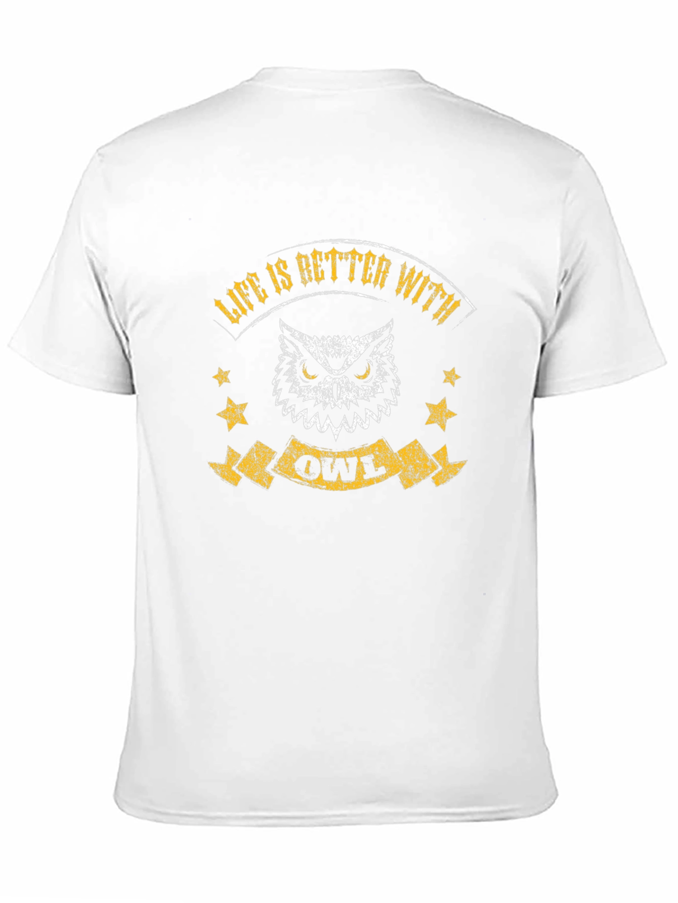 Black Life Is Better With Owls T-Shirt view 11