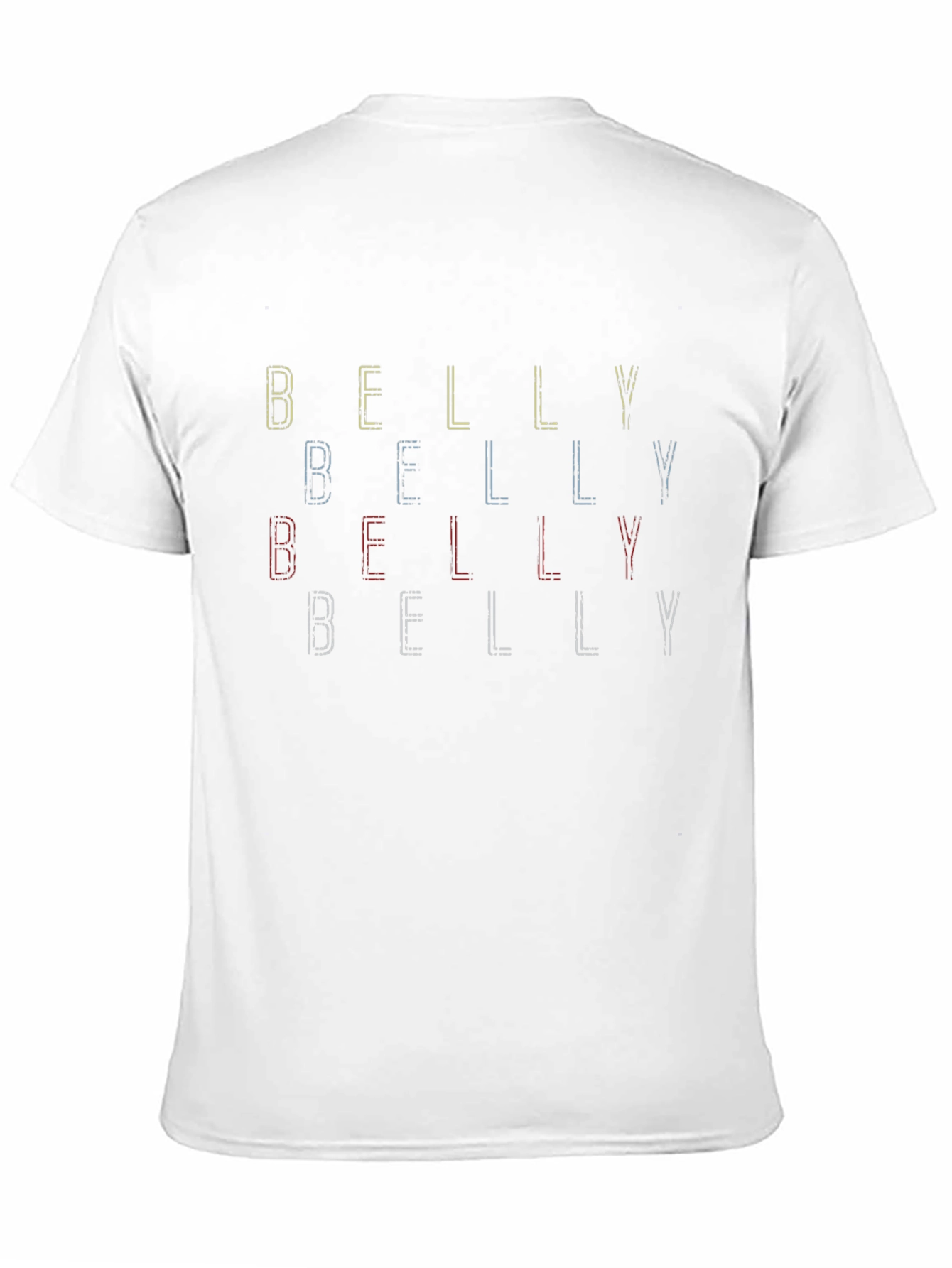Black Belly Funny Graphic T-Shirt - Trendy Casual Tee view 11