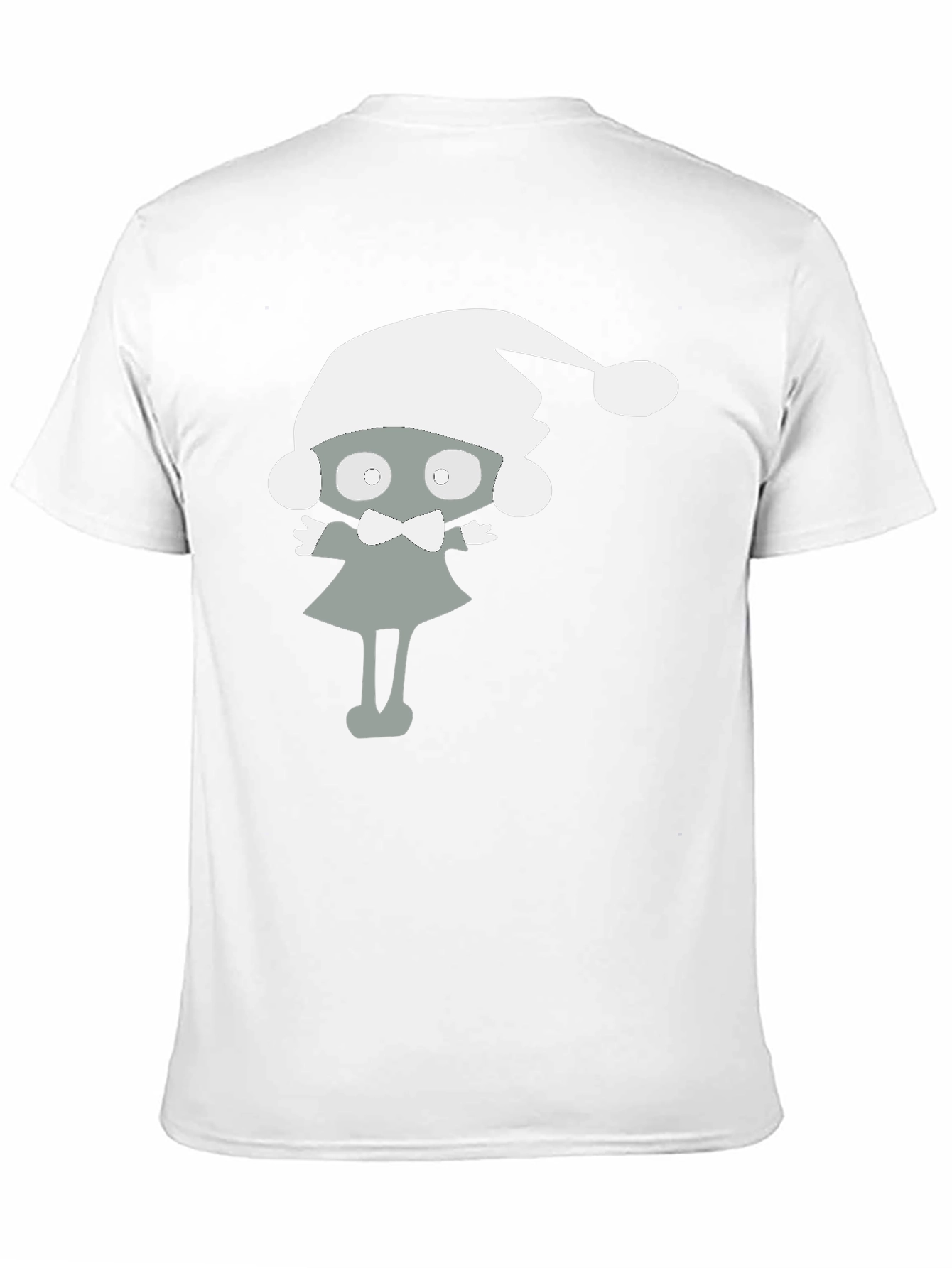 Black Festive Holiday Character Black T-Shirt view 11
