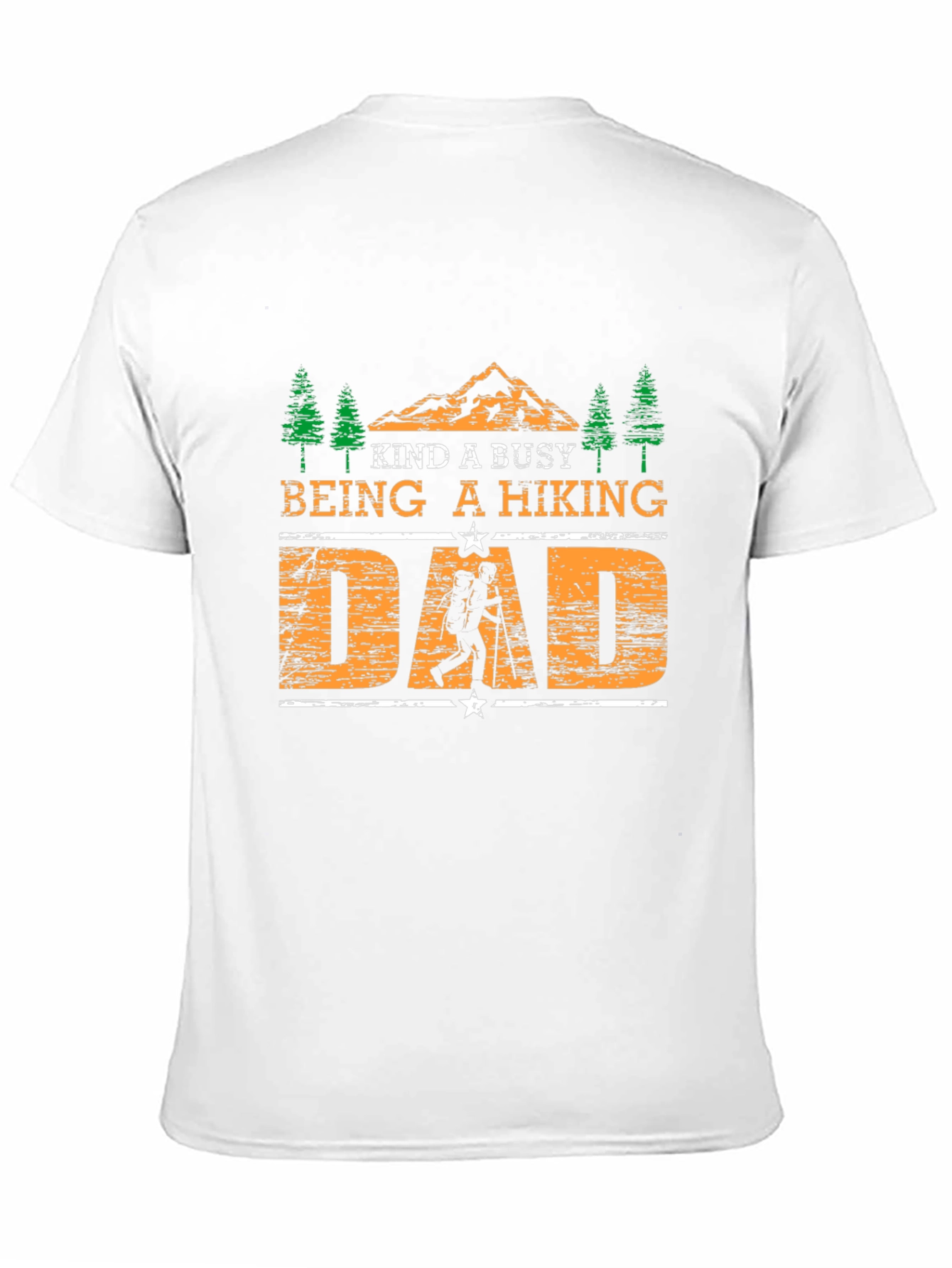 Black Hiking Dad T-Shirt - Outdoor Adventure Apparel view 11