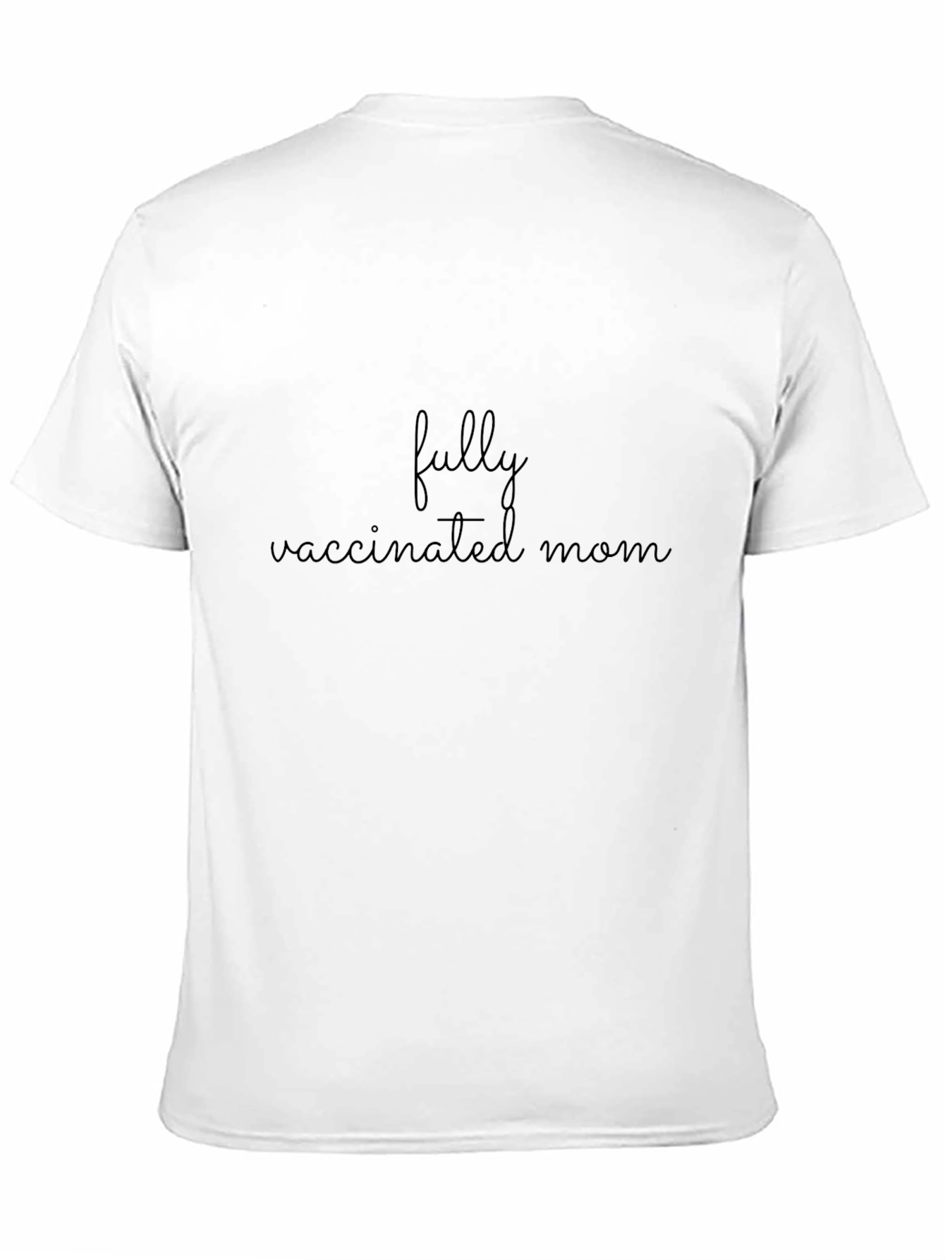 Black Fully Vaccinated Mom Tee - Classic Black Shirt view 11