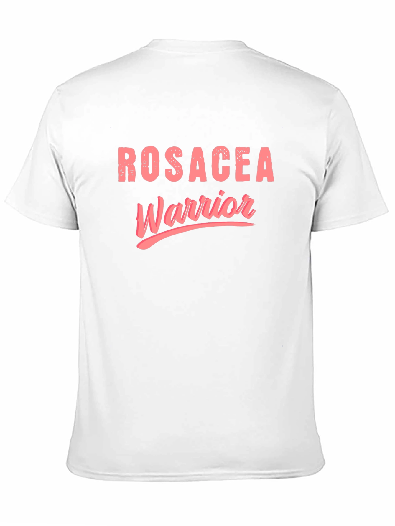Black Rosacea Warrior Graphic Tee - Awareness Shirt view 11