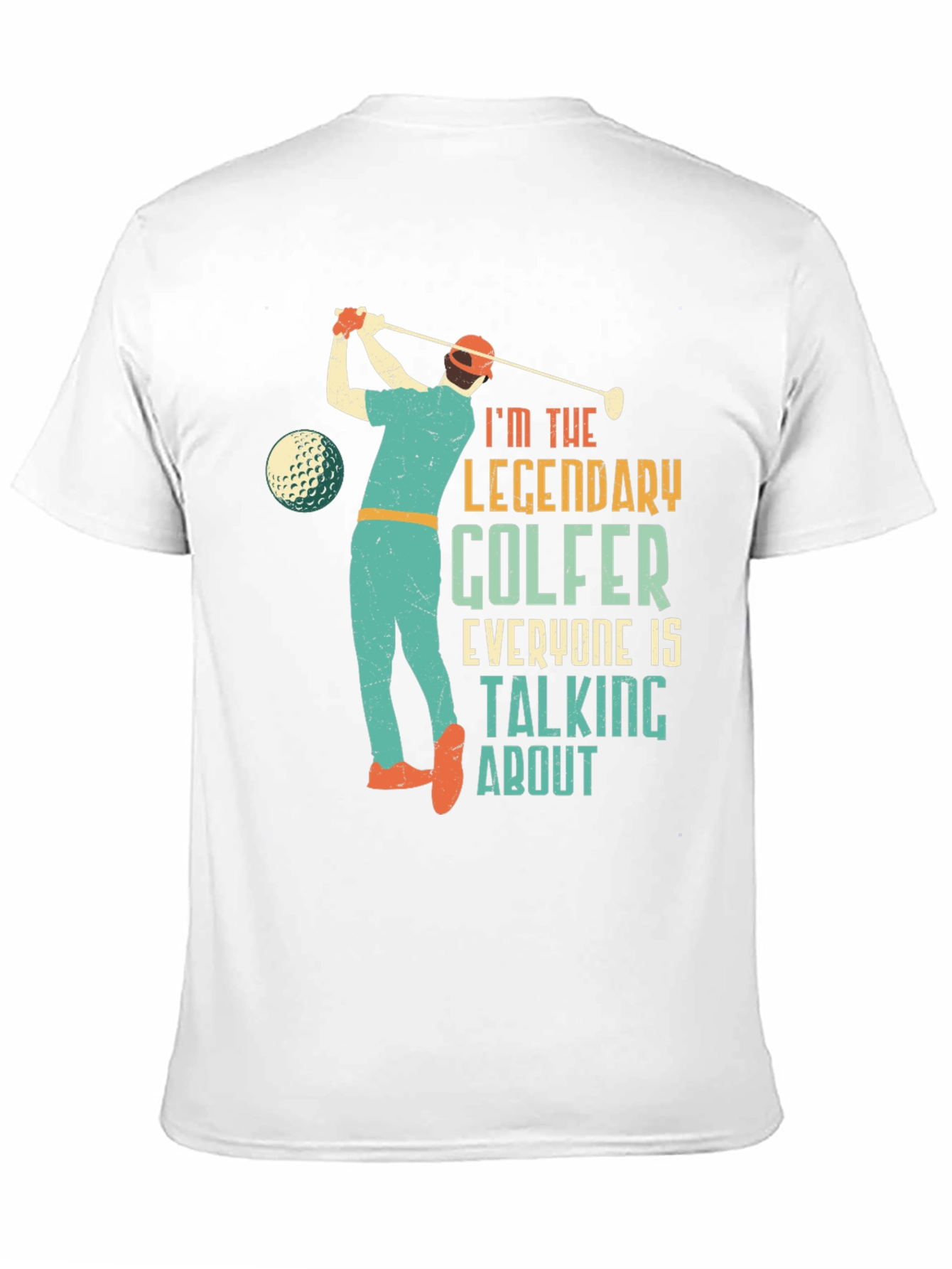 Black Legendary Golfer Graphic Tee view 11