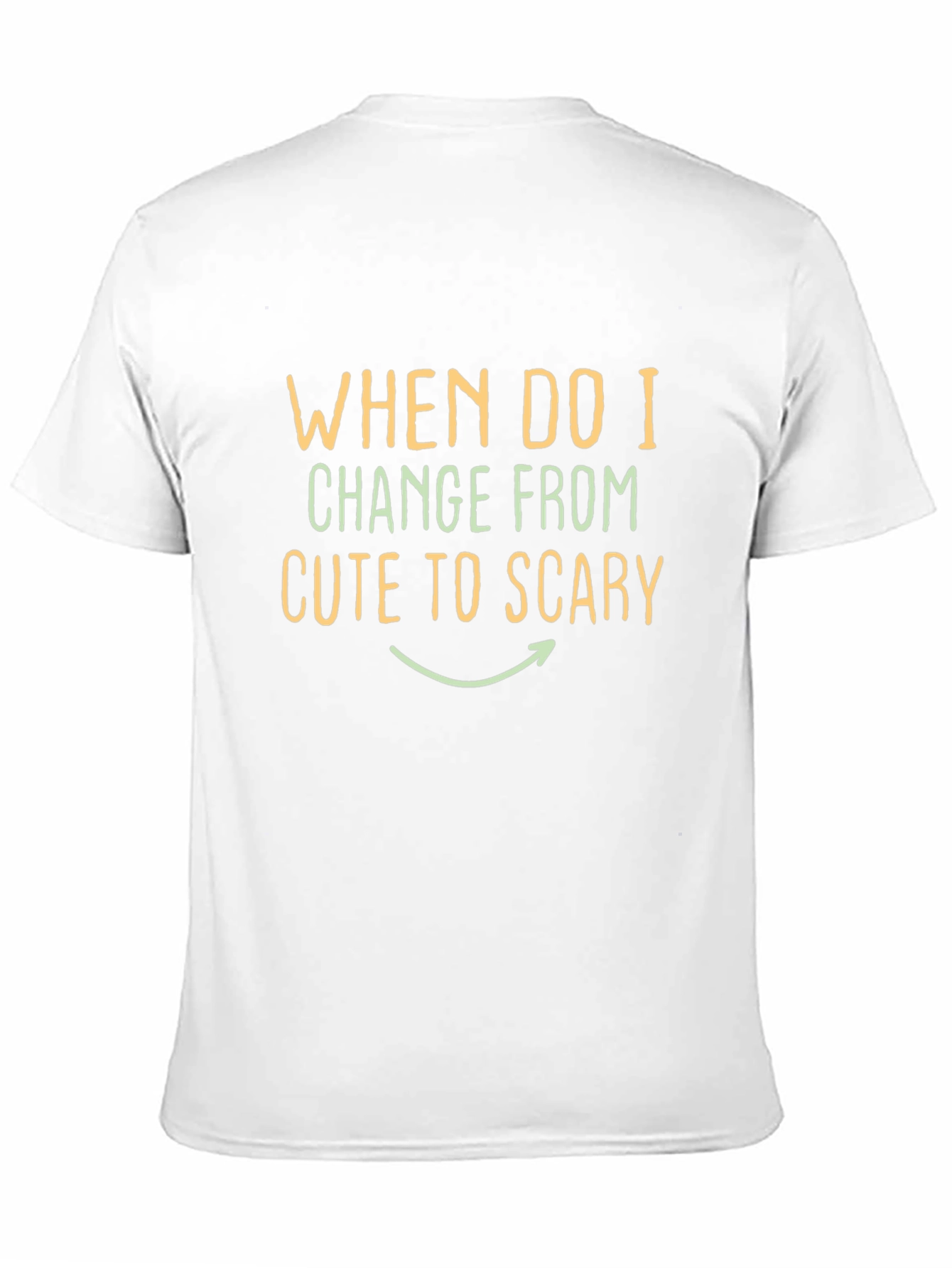 Black Cute to Scary Graphic Tee view 11