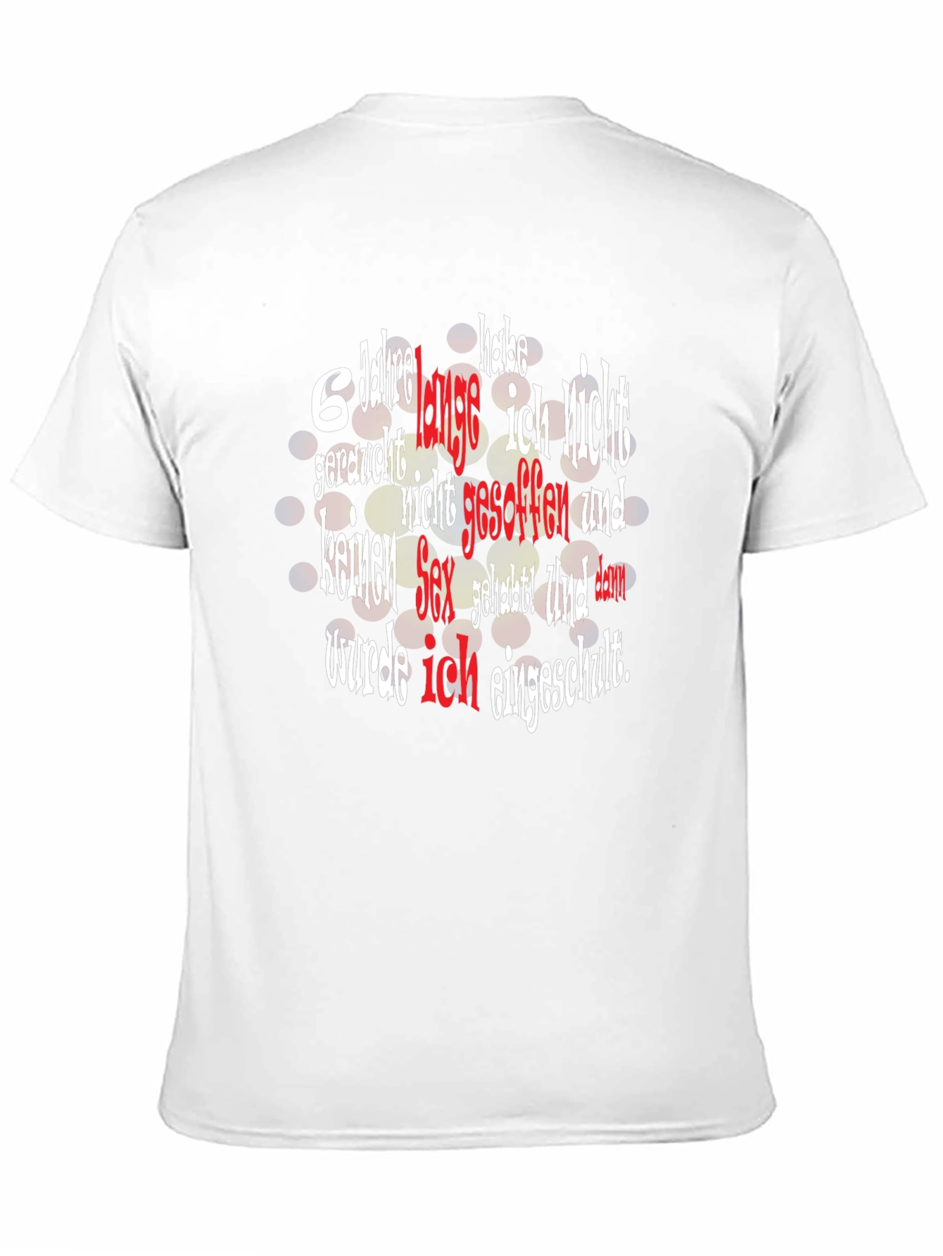 Black Funny German Text T-Shirt - '6 Jahre' view 11