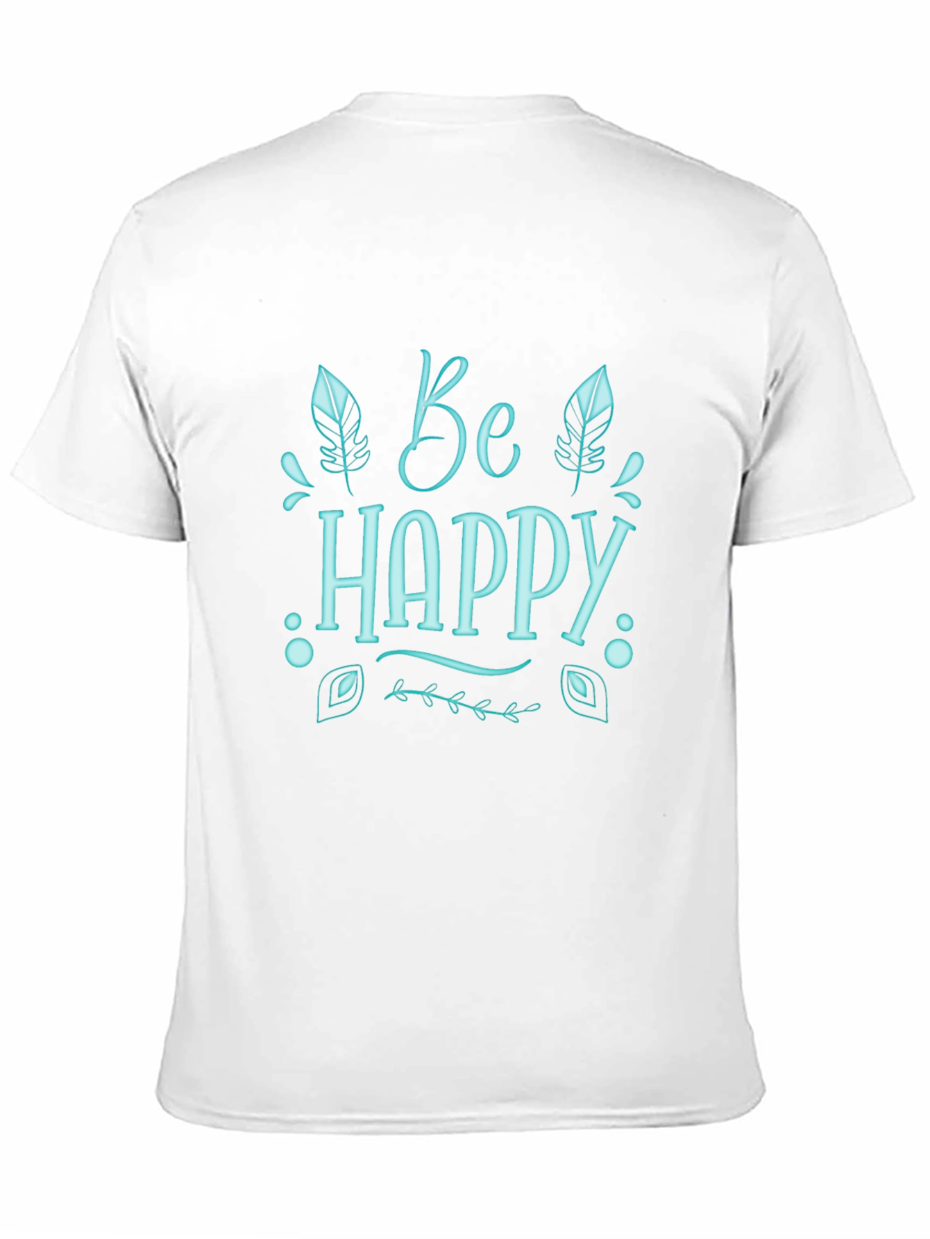 Black Be Happy Graphic T-Shirt - Comfort & Style view 11