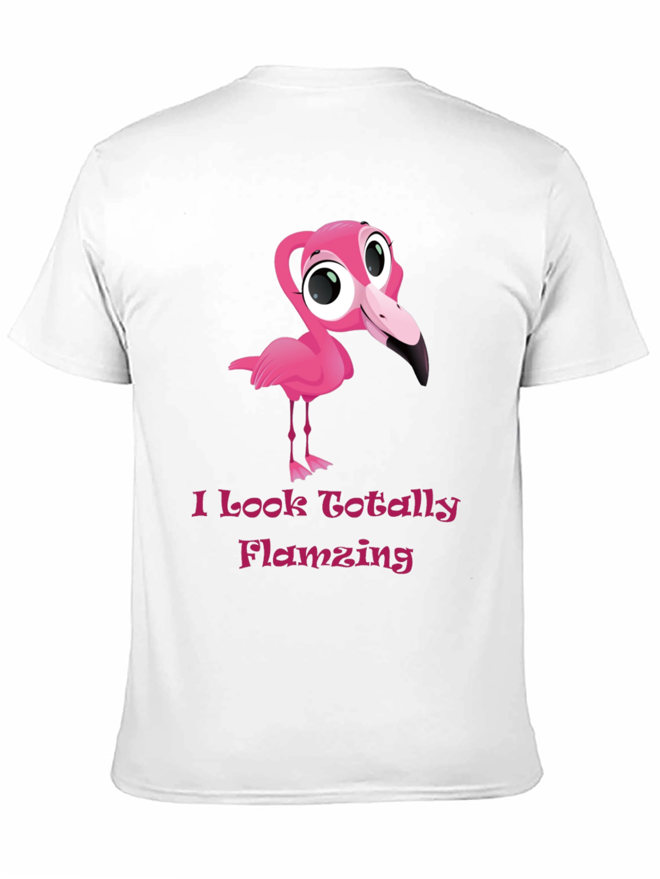 Black Flamingo Graphic Tee - Totally Flamazing T-Shirt view 11