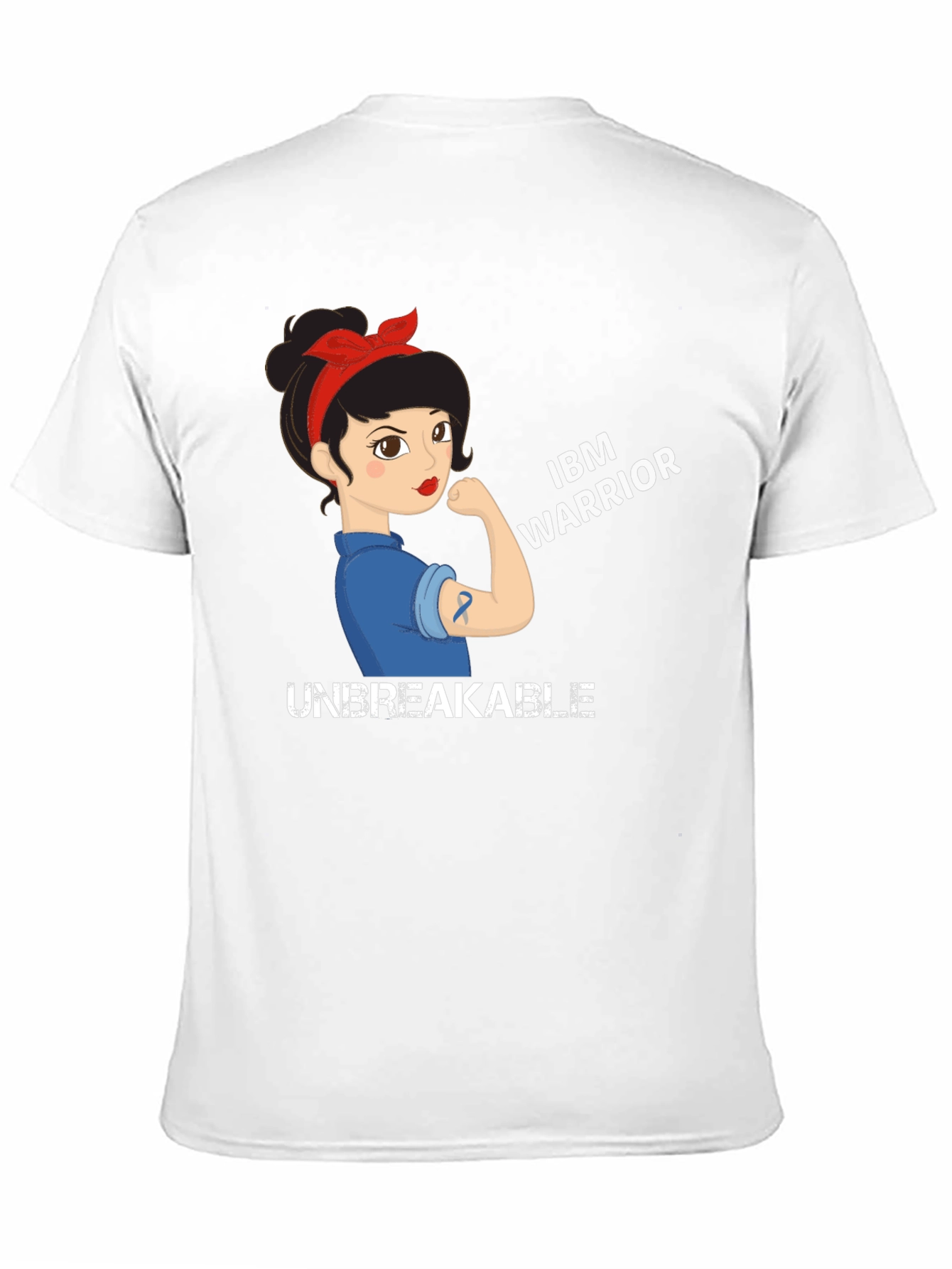 Black IBM Warrior Graphic Tee - Unbreakable Design view 11