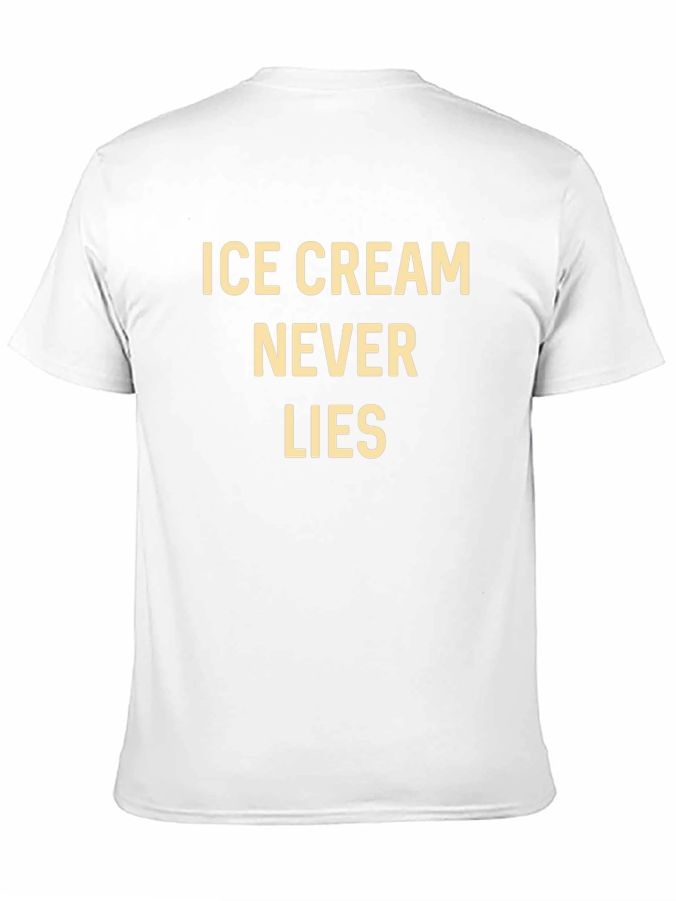 Black Ice Cream Never Lies Graphic Tee - Soft Cotton Shirt view 11